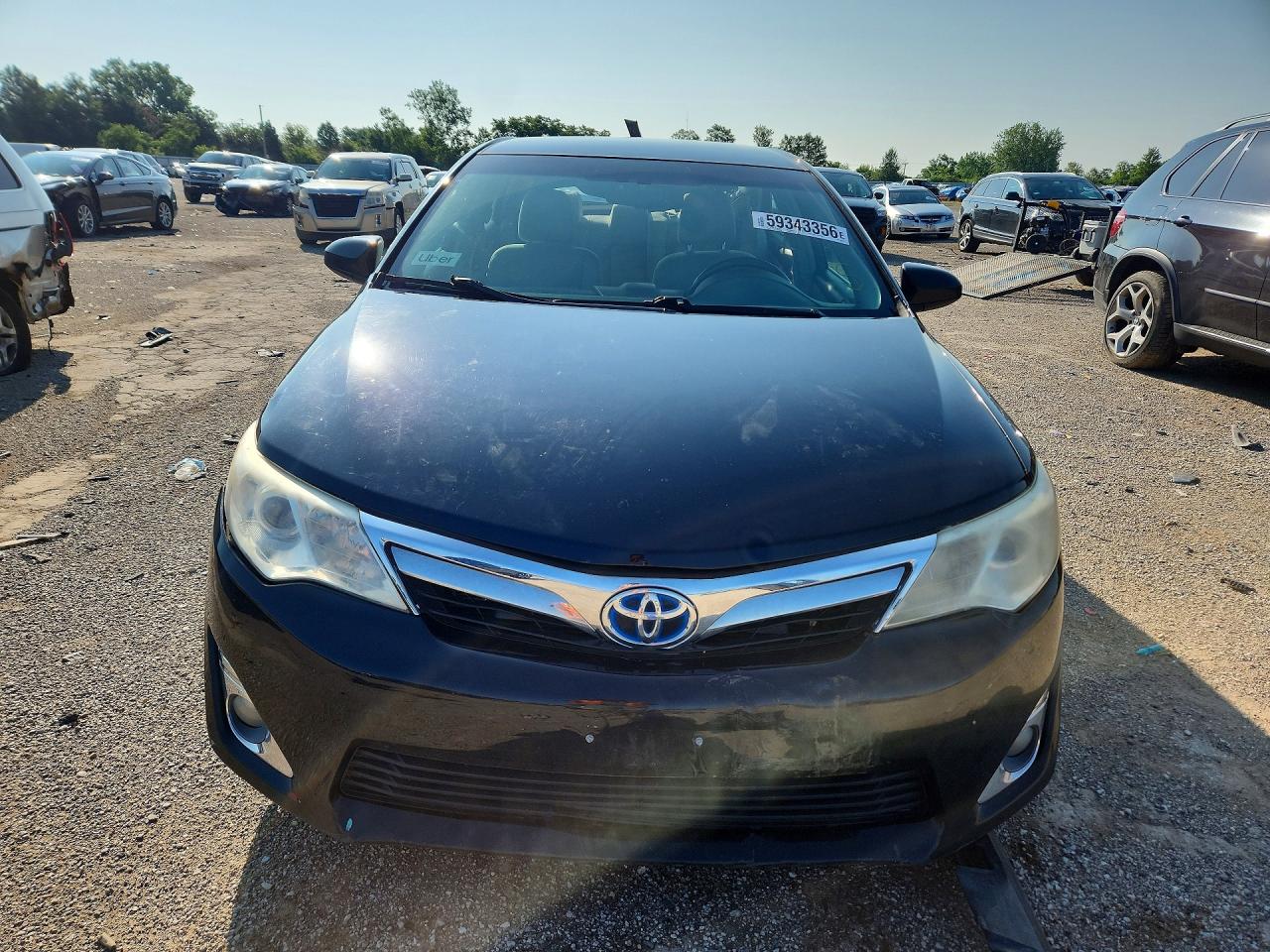 2012 Toyota Camry Hybrid/le/xle Black vin: 4T1BD1FK2CU048152