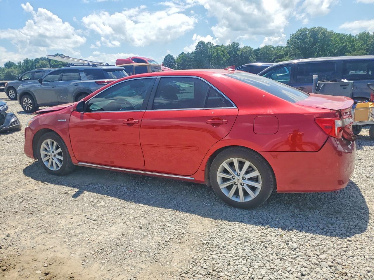 2012 Toyota Camry Hybrid Xle Red vin: 4T1BD1FK2CU054517