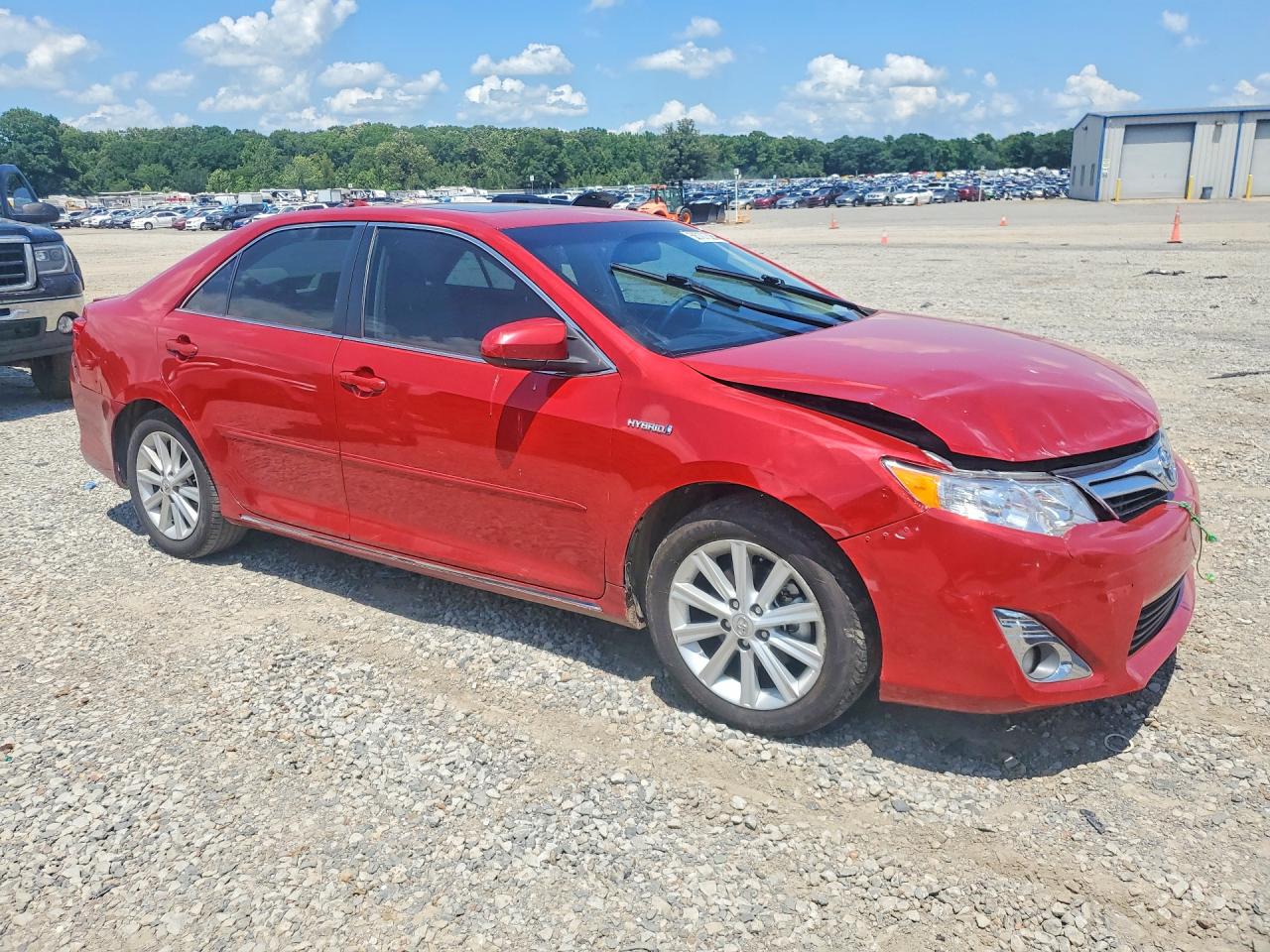 2012 Toyota Camry Hybrid Xle Red vin: 4T1BD1FK2CU054517