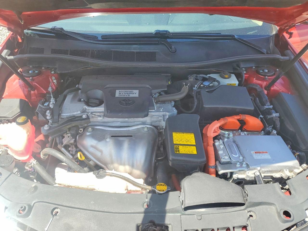 2012 Toyota Camry Hybrid Xle Red vin: 4T1BD1FK2CU054517