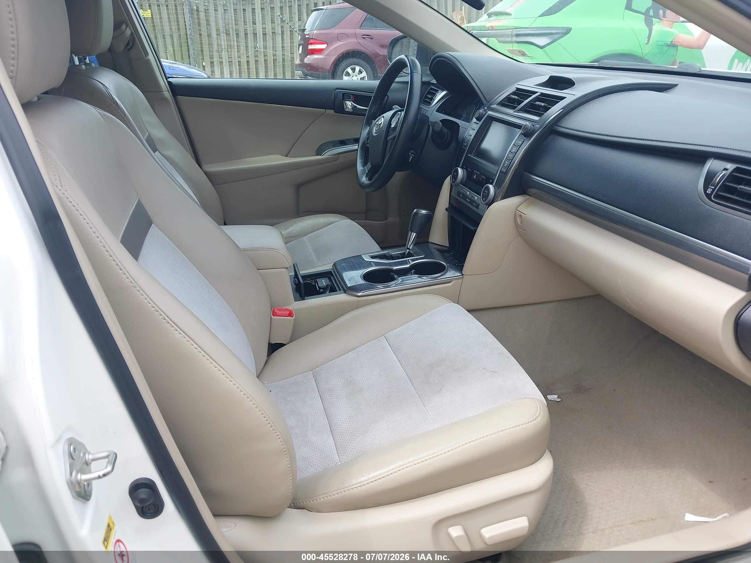 2012 Toyota Camry Hybrid Xle White vin: 4T1BD1FK2CU059135