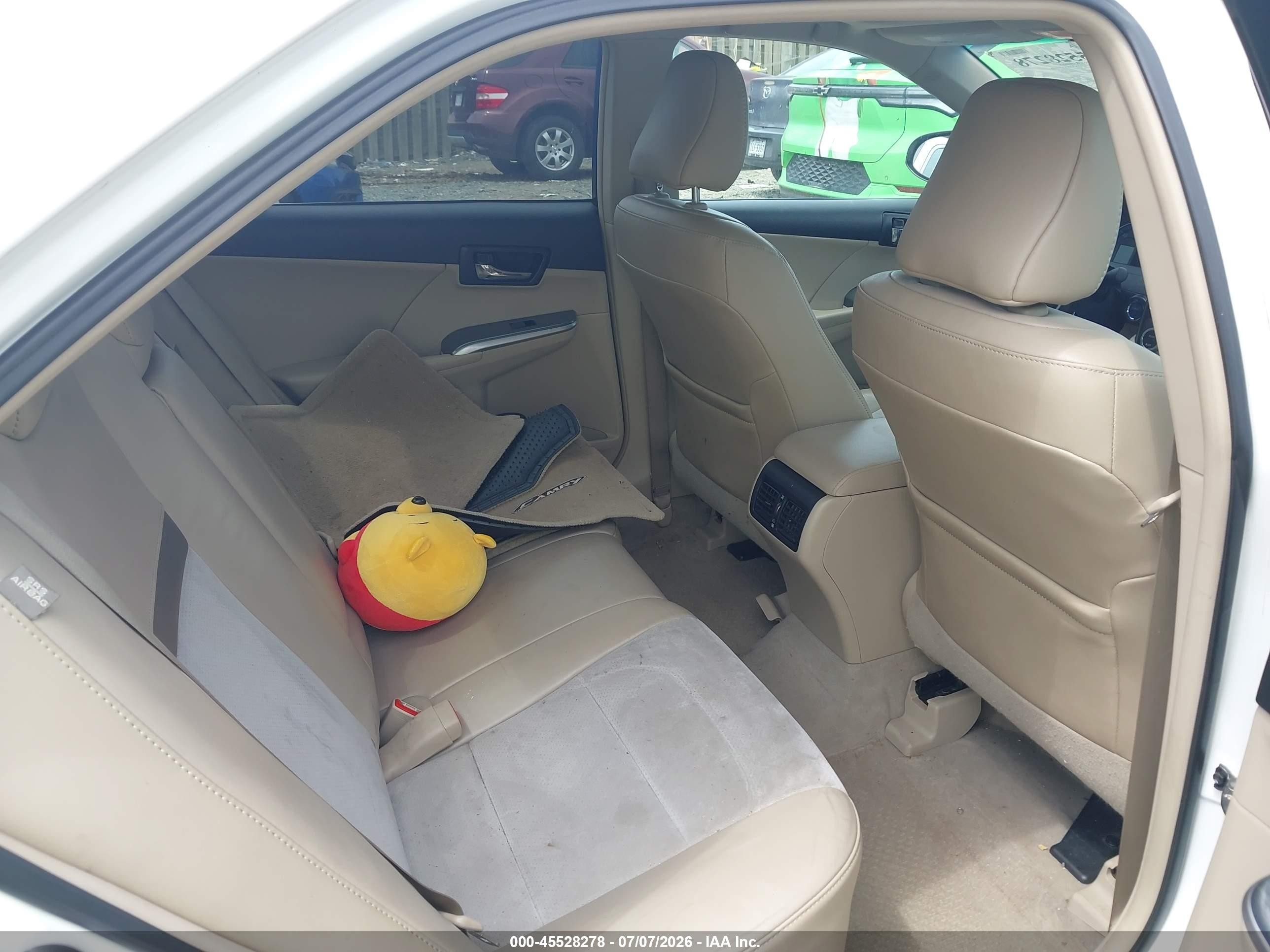 2012 Toyota Camry Hybrid Xle White vin: 4T1BD1FK2CU059135