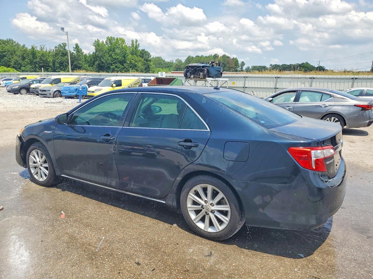 2012 Toyota Camry Hybrid Xle Blue vin: 4T1BD1FK2CU062214