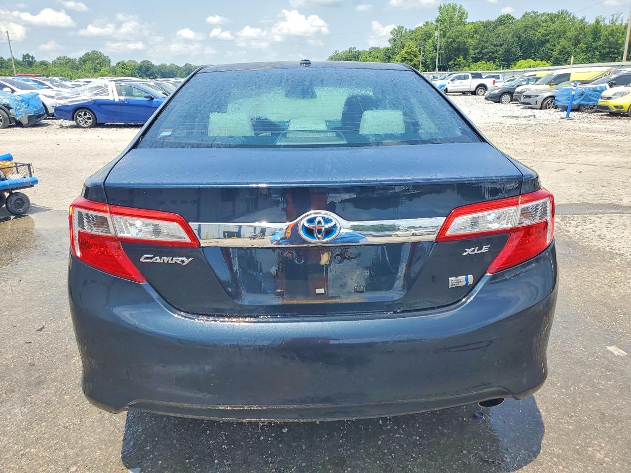2012 Toyota Camry Hybrid Xle Blue vin: 4T1BD1FK2CU062214