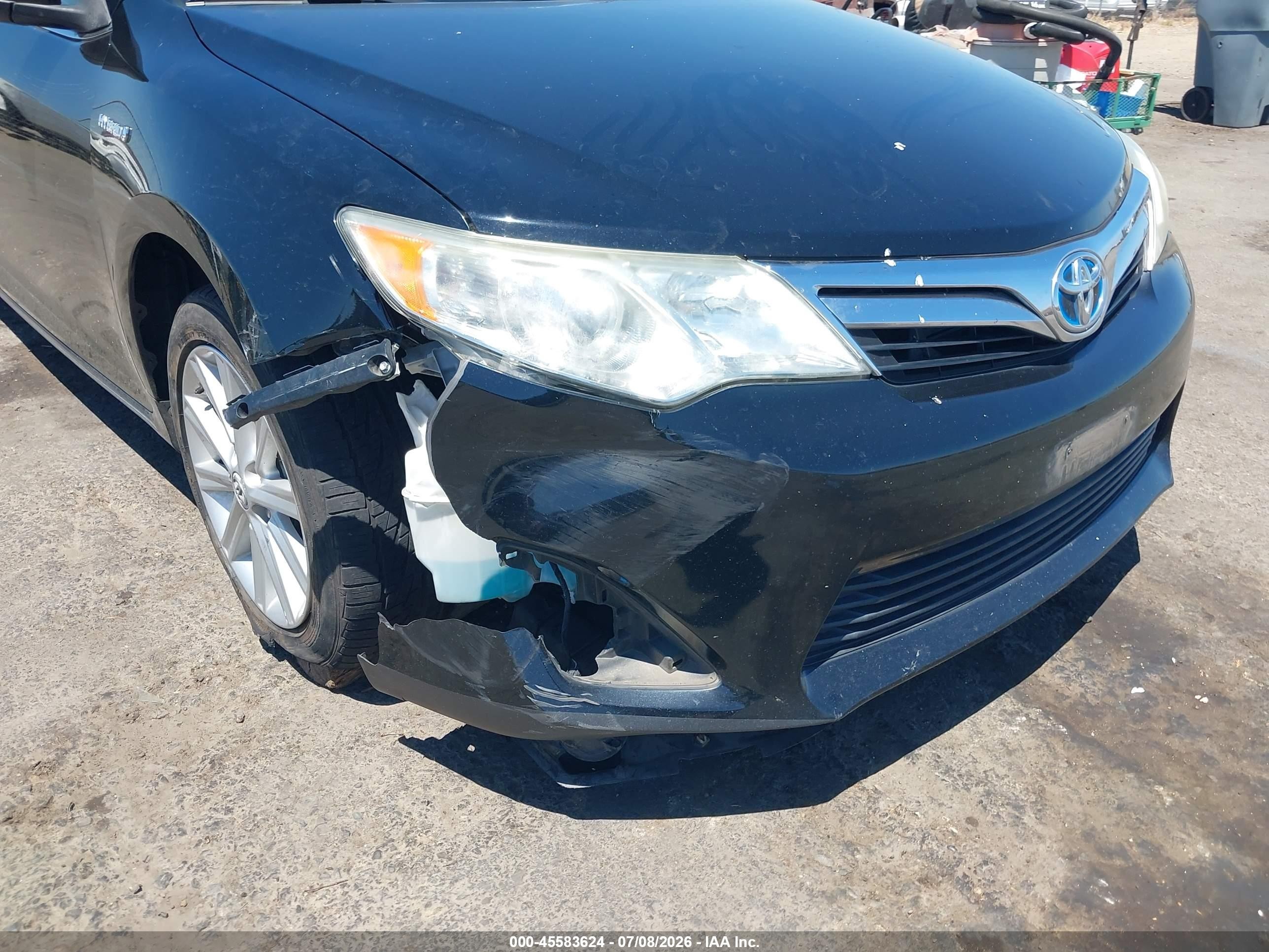 2013 Toyota Camry Hybrid Xle Black vin: 4T1BD1FK2DU069004