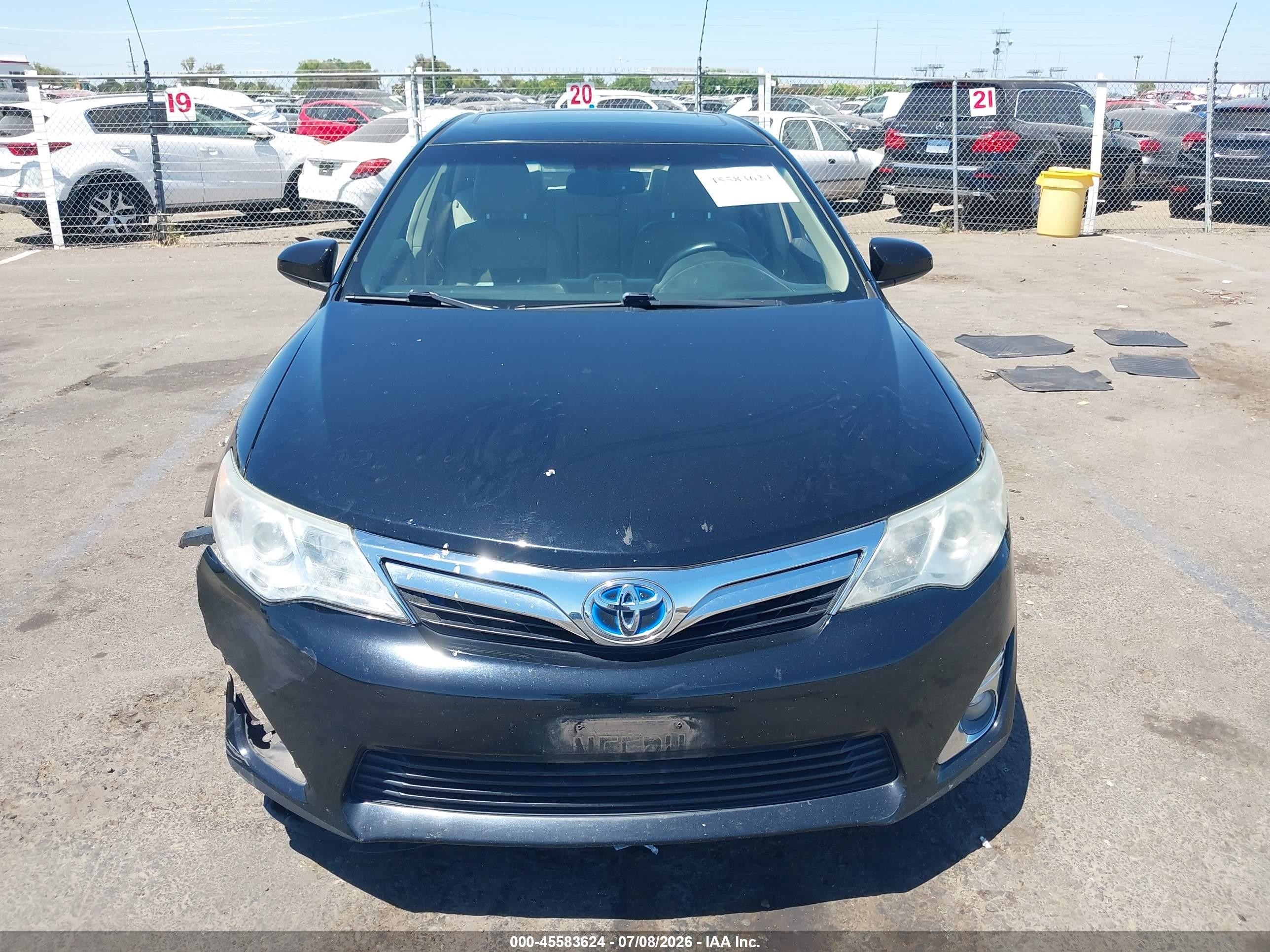 2013 Toyota Camry Hybrid Xle Black vin: 4T1BD1FK2DU069004