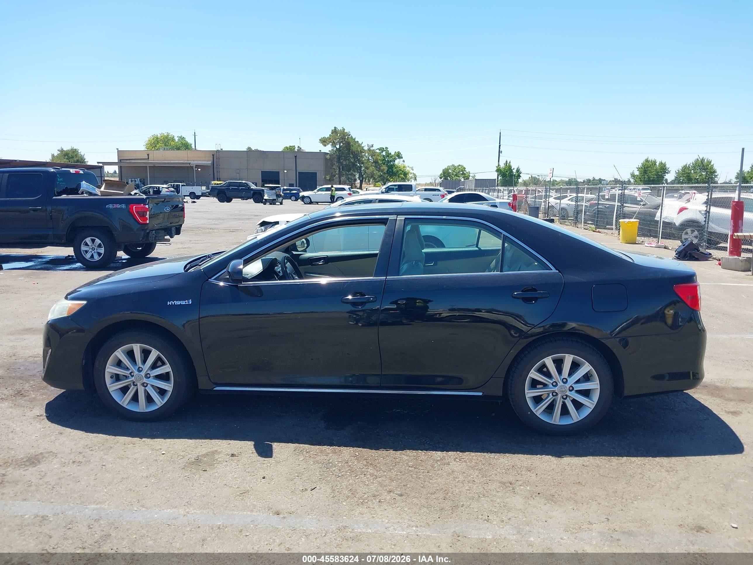 2013 Toyota Camry Hybrid Xle Black vin: 4T1BD1FK2DU069004