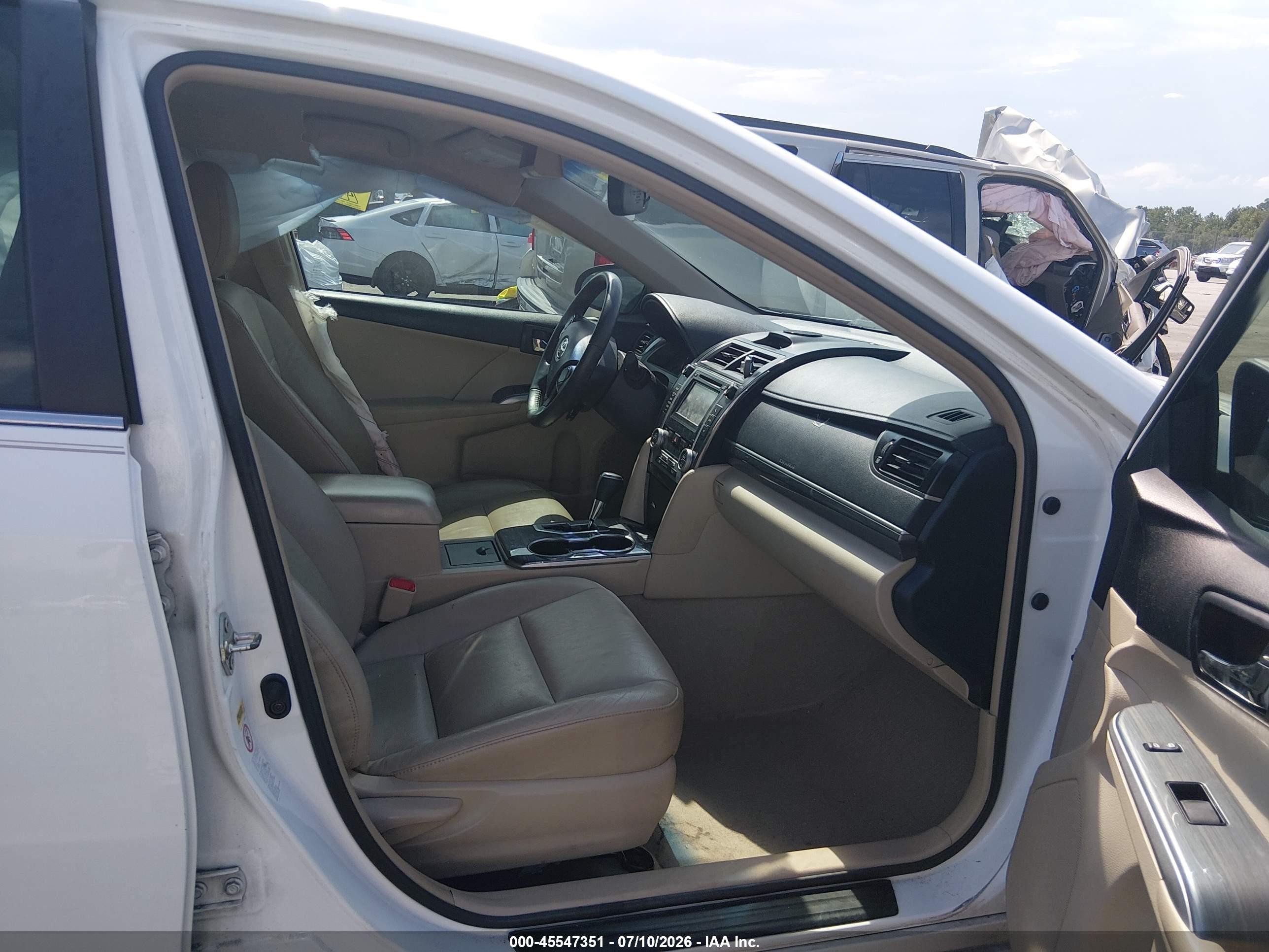 2013 Toyota Camry Hybrid Xle White vin: 4T1BD1FK2DU069682