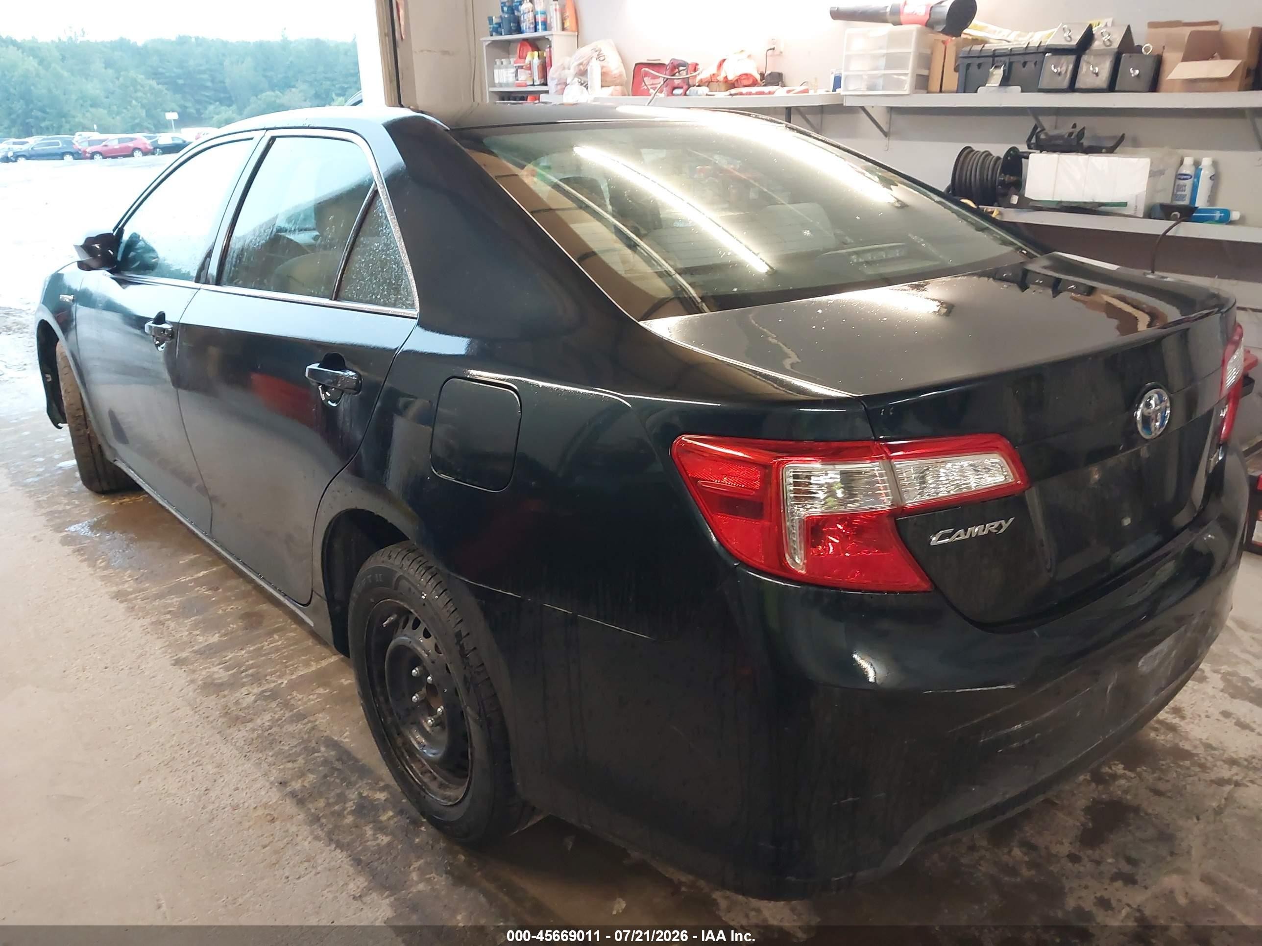 2013 Toyota Camry Hybrid Le Blue vin: 4T1BD1FK2DU071819