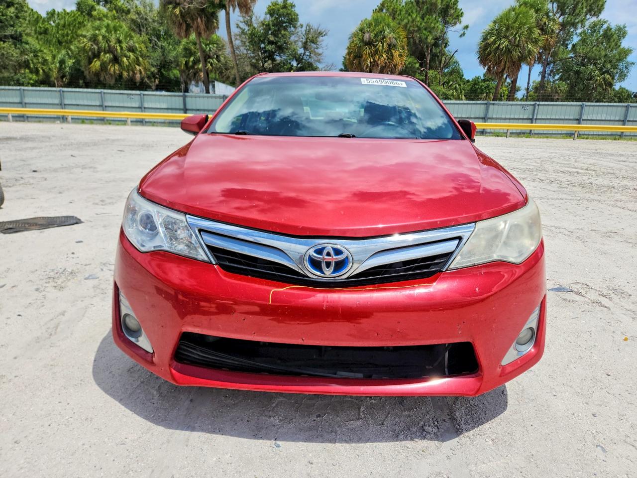 2013 Toyota Camry Hybrid Xle Red vin: 4T1BD1FK2DU072291