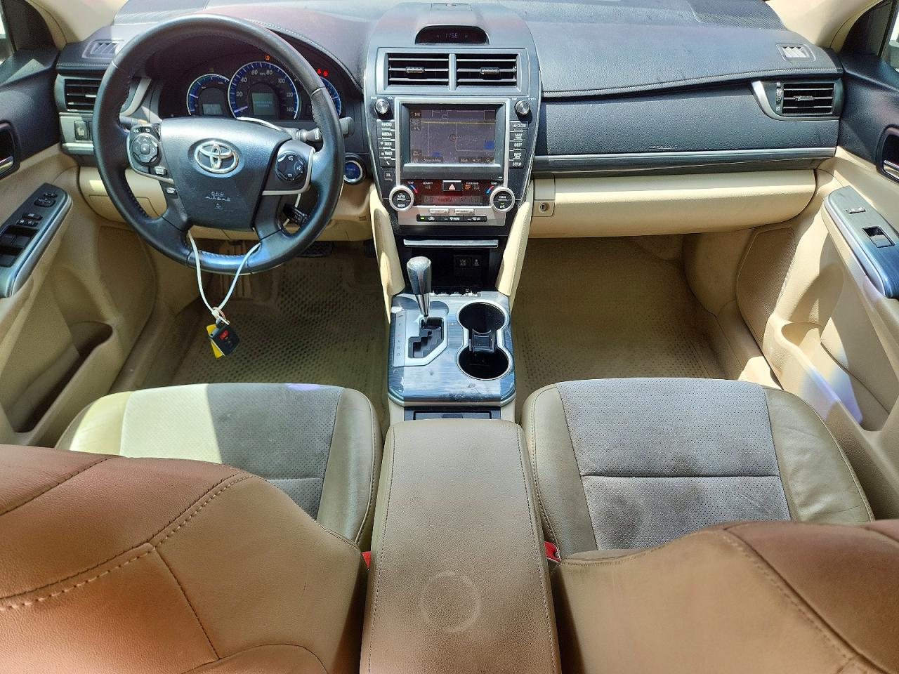 2013 Toyota Camry Hybrid Xle Red vin: 4T1BD1FK2DU072291