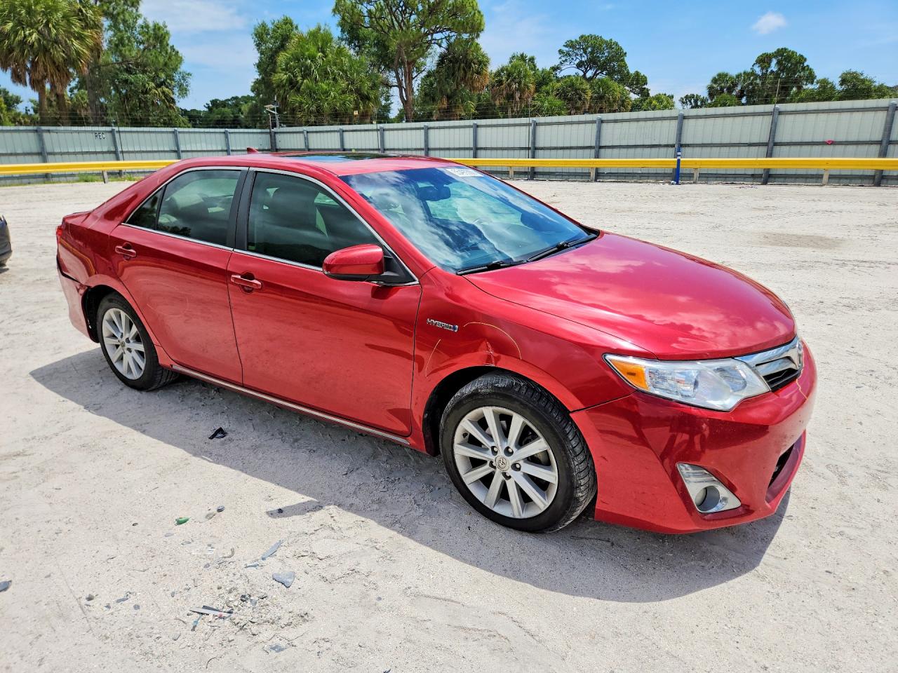 2013 Toyota Camry Hybrid Xle Red vin: 4T1BD1FK2DU072291