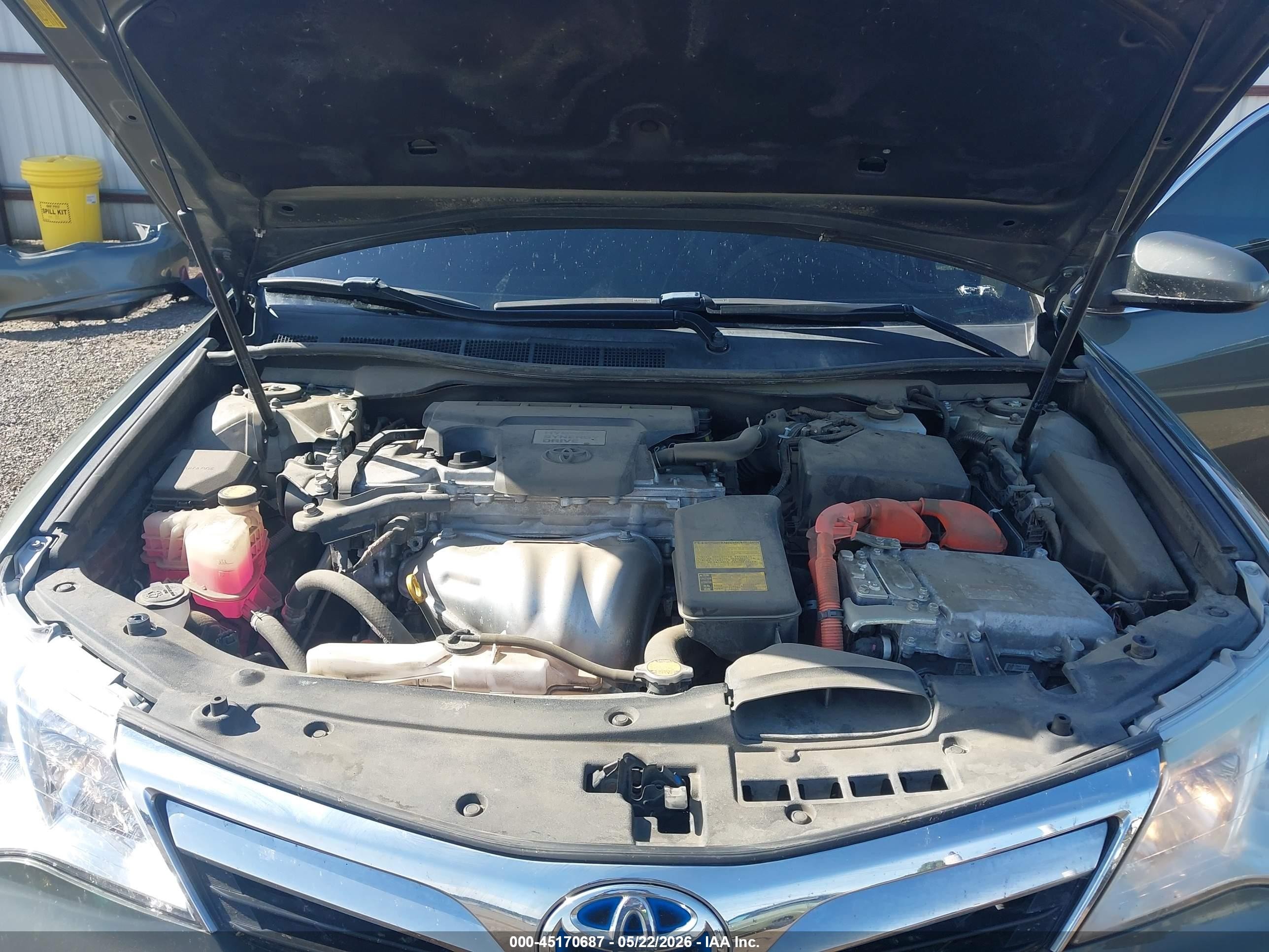 2013 Toyota Camry Hybrid Xle Зеленый vin: 4T1BD1FK2DU073280