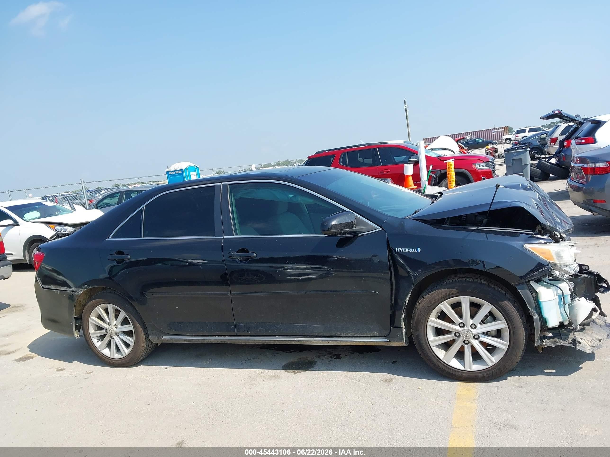 2013 Toyota Camry Hybrid Le/xle Black vin: 4T1BD1FK2DU079970
