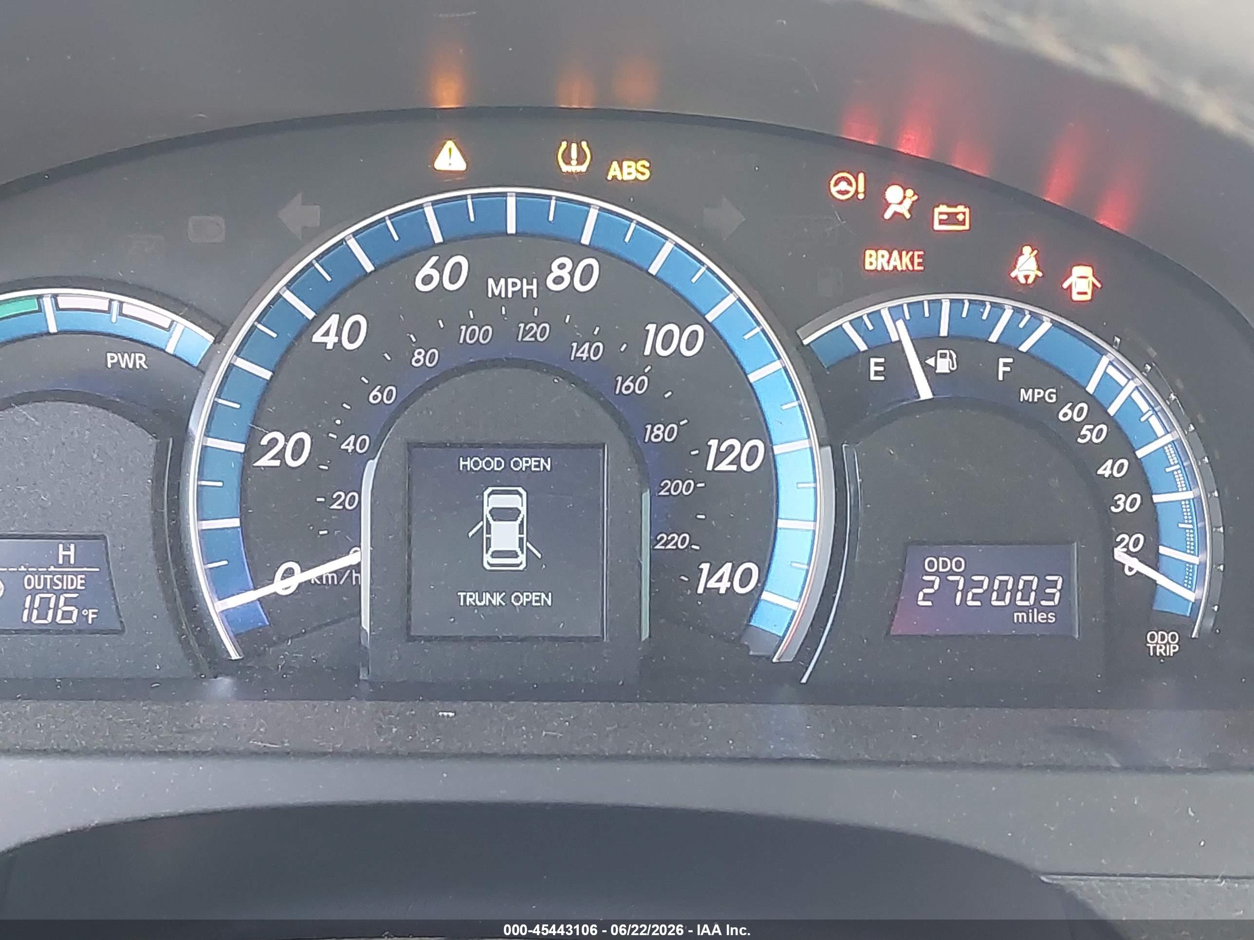 2013 Toyota Camry Hybrid Le/xle Black vin: 4T1BD1FK2DU079970