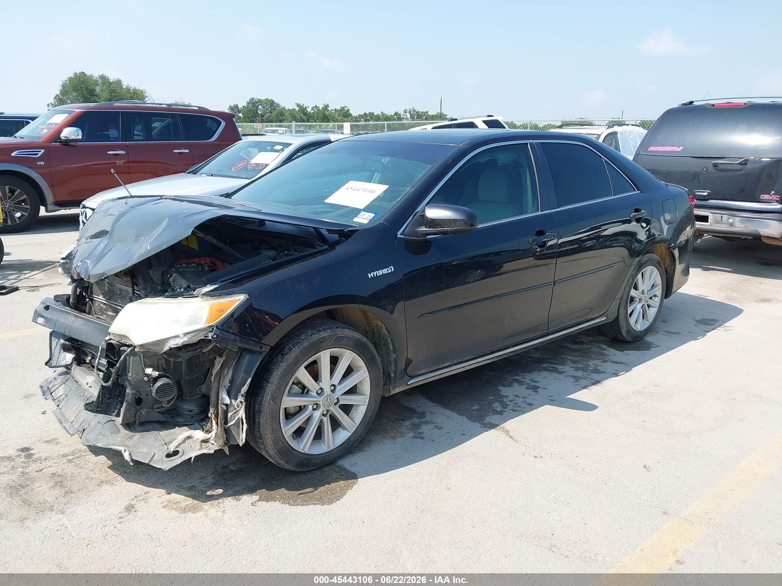 2013 Toyota Camry Hybrid Le/xle Black vin: 4T1BD1FK2DU079970