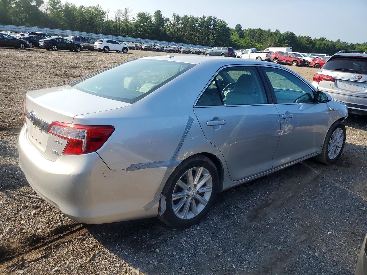 2013 Toyota Camry Hybrid Xle Silver vin: 4T1BD1FK2DU085381