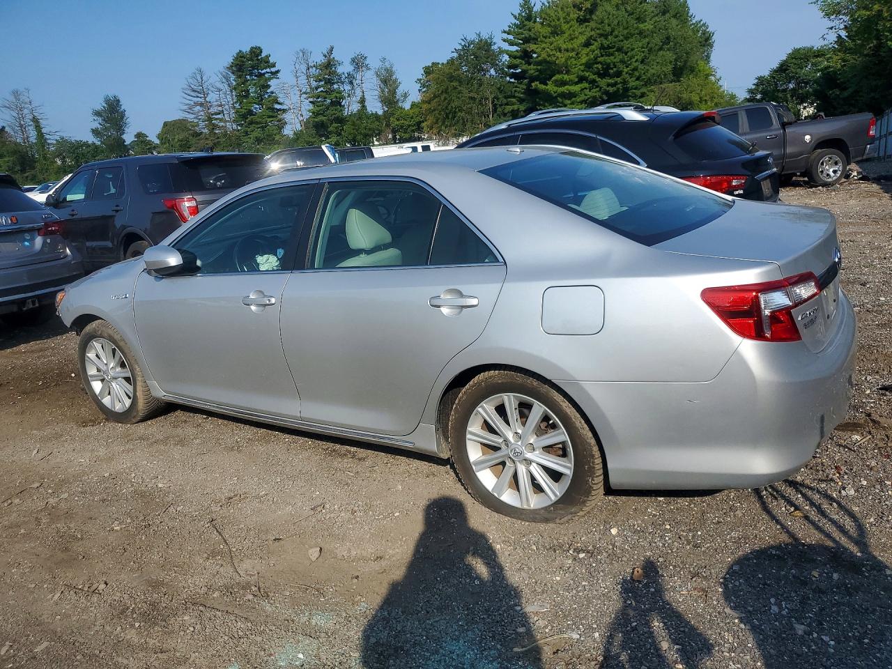 2013 Toyota Camry Hybrid Xle Silver vin: 4T1BD1FK2DU085381