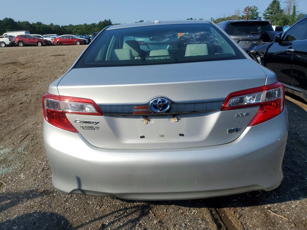 2013 Toyota Camry Hybrid Xle Silver vin: 4T1BD1FK2DU085381