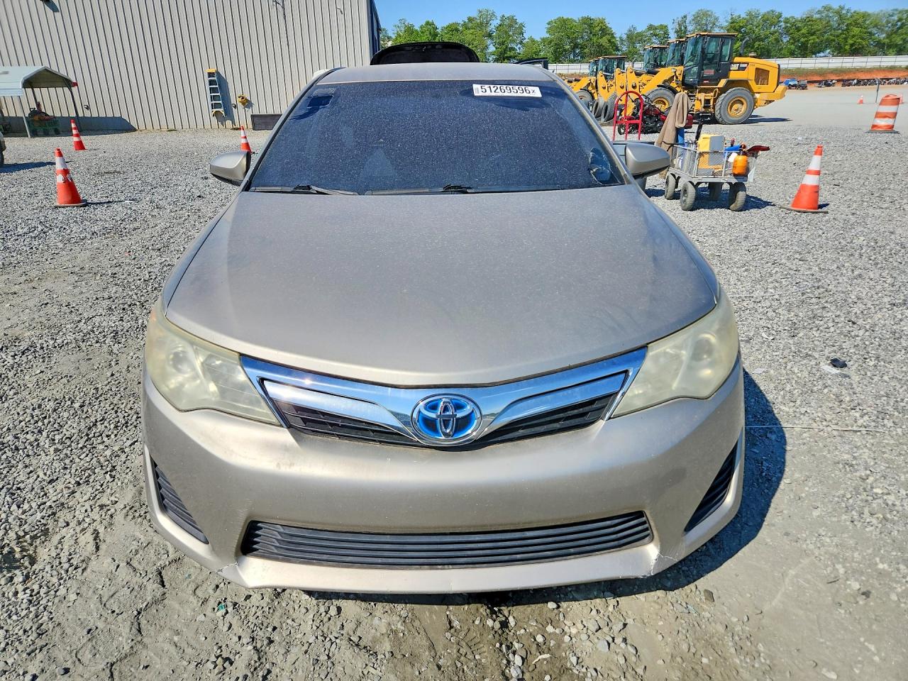 2013 Toyota Camry Hybrid Le Beige vin: 4T1BD1FK2DU089009