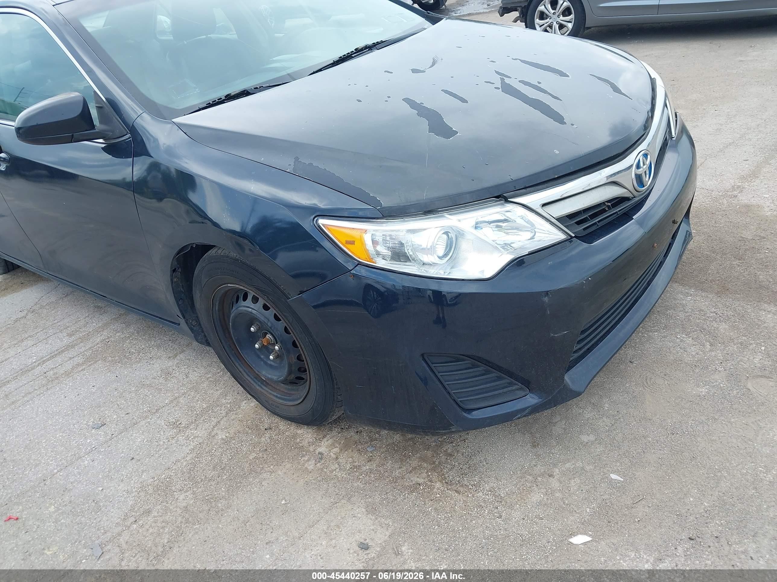 2014 Toyota Camry Hybrid Le Black vin: 4T1BD1FK2EU097516