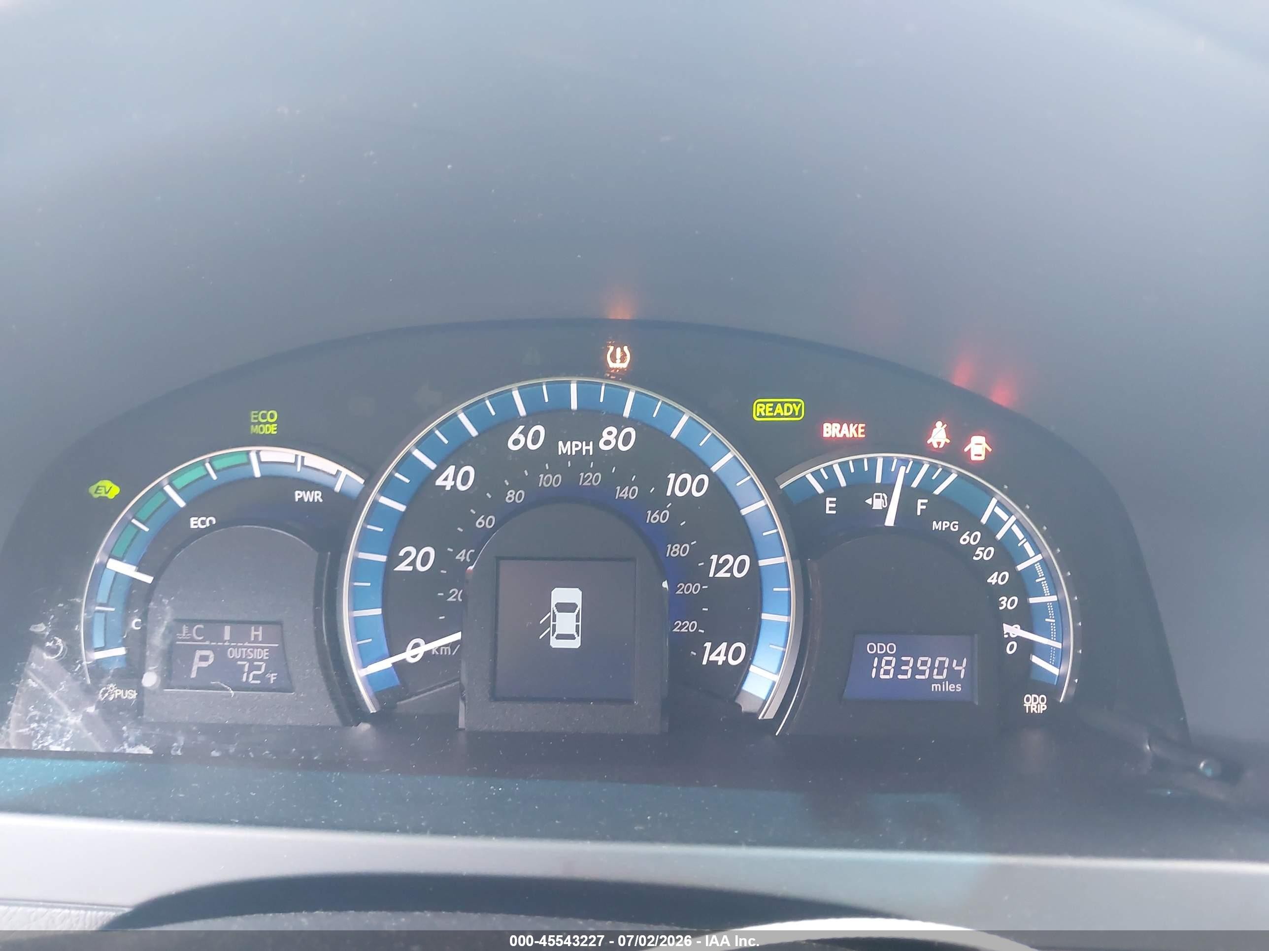2014 Toyota Camry Hybrid Le Black vin: 4T1BD1FK2EU099654