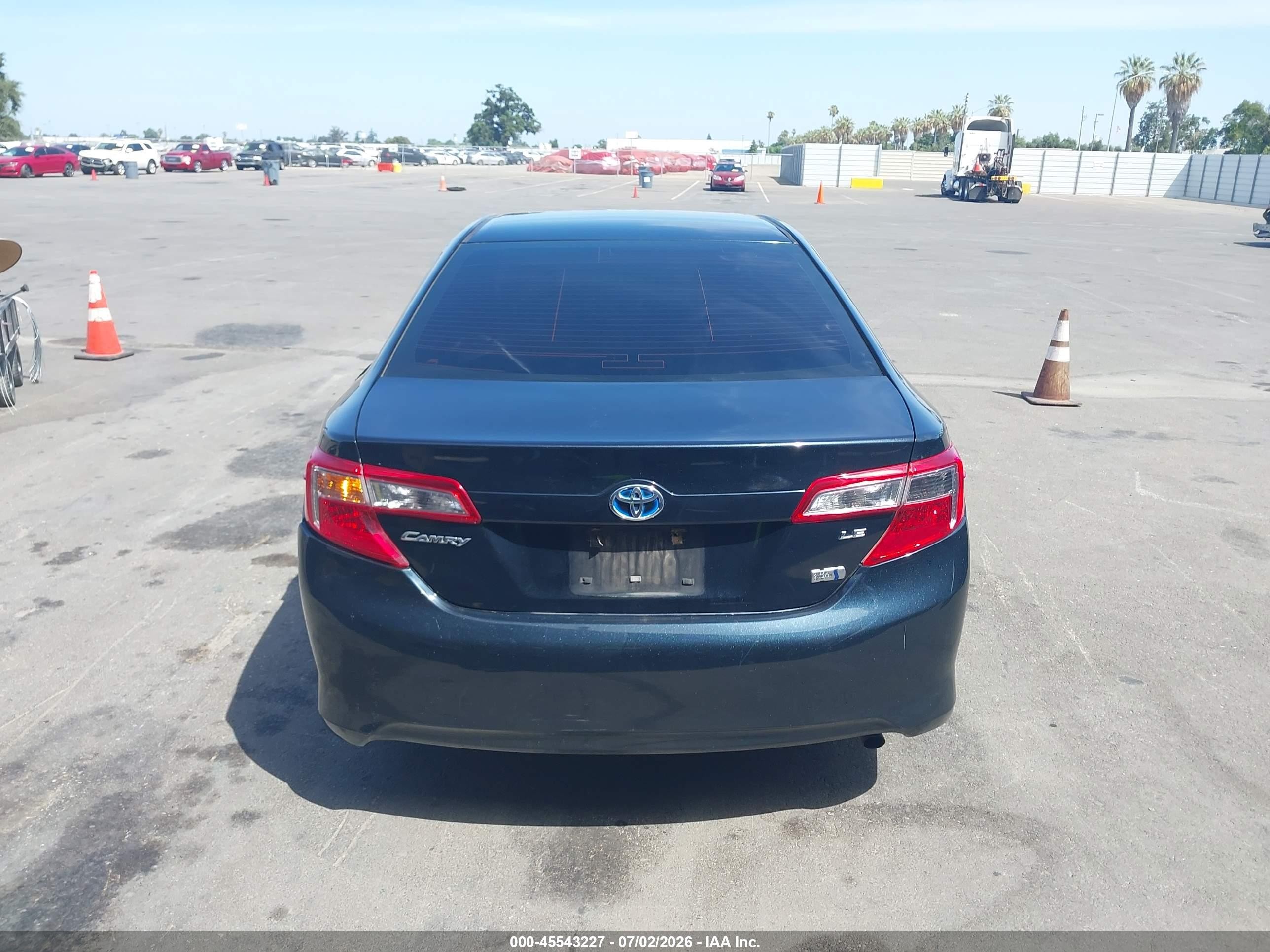 2014 Toyota Camry Hybrid Le Black vin: 4T1BD1FK2EU099654