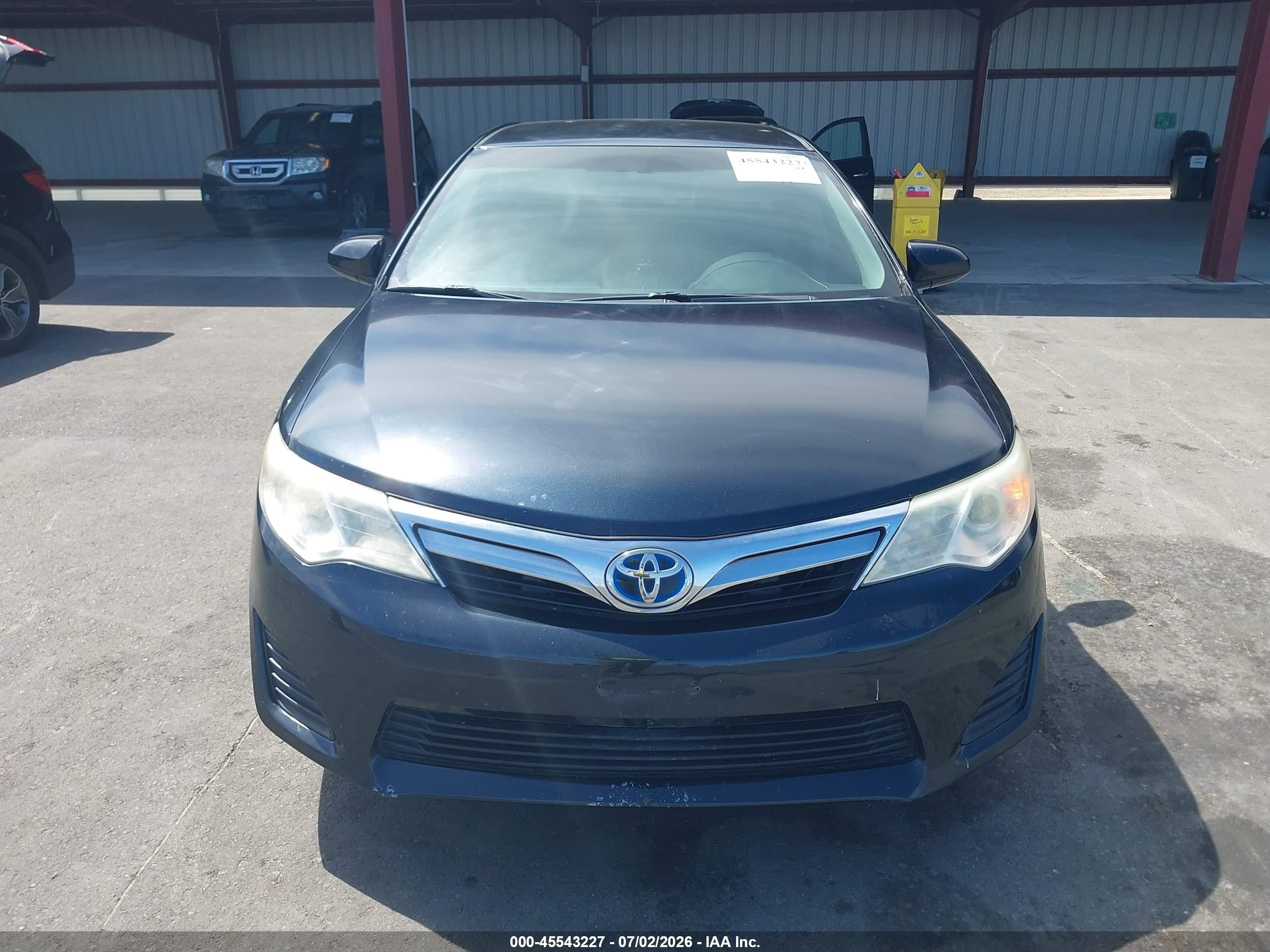 2014 Toyota Camry Hybrid Le Black vin: 4T1BD1FK2EU099654