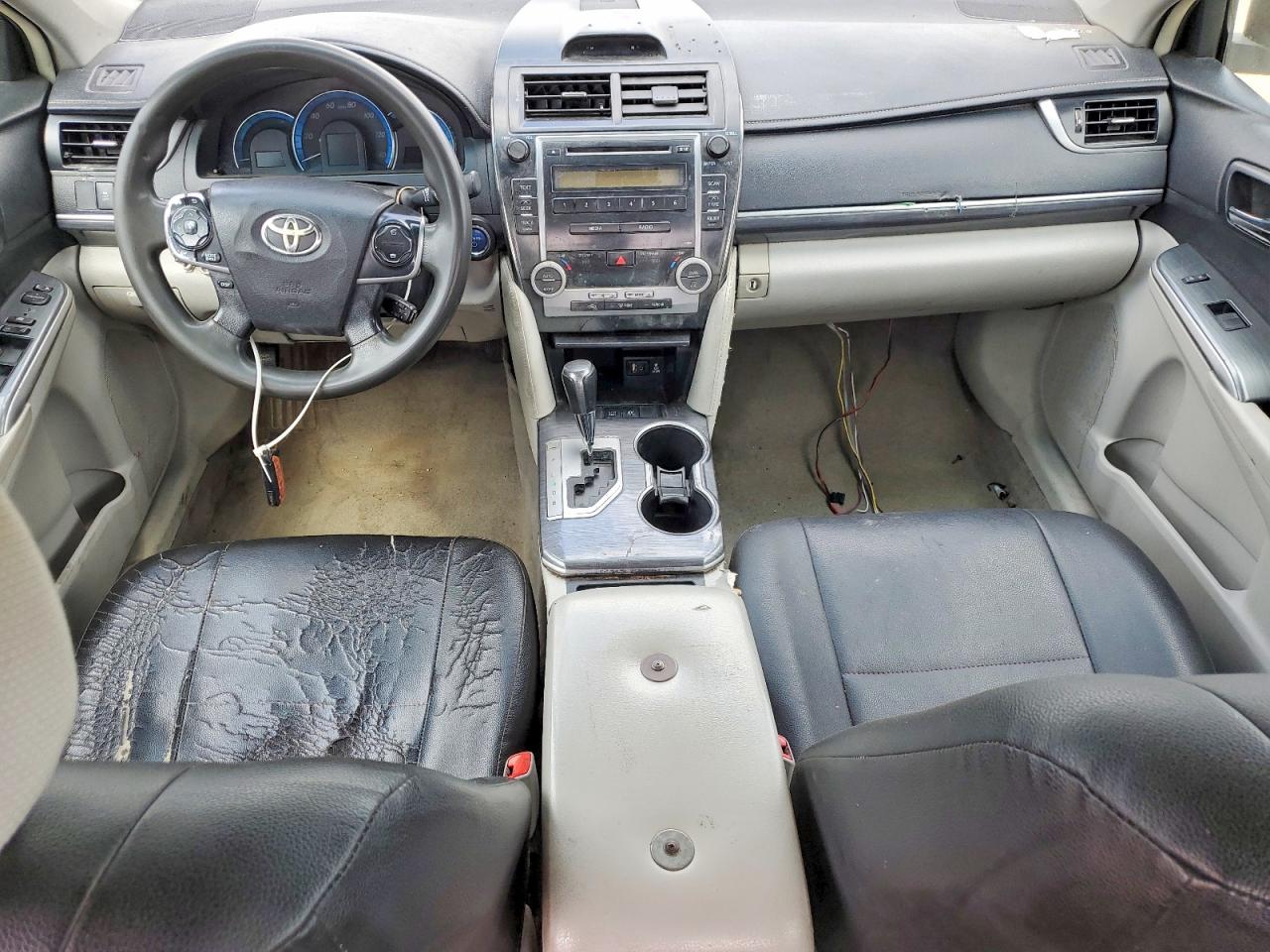 2014 Toyota Camry Hybrid Le Белый vin: 4T1BD1FK2EU110930