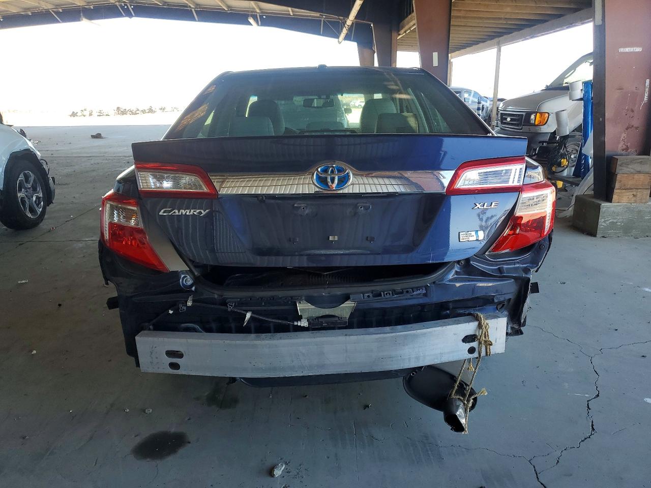 2014 Toyota Camry Hybrid Xle Blue vin: 4T1BD1FK2EU112760