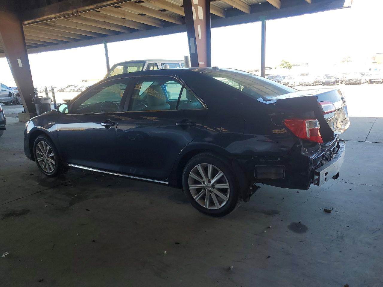 2014 Toyota Camry Hybrid Xle Blue vin: 4T1BD1FK2EU112760