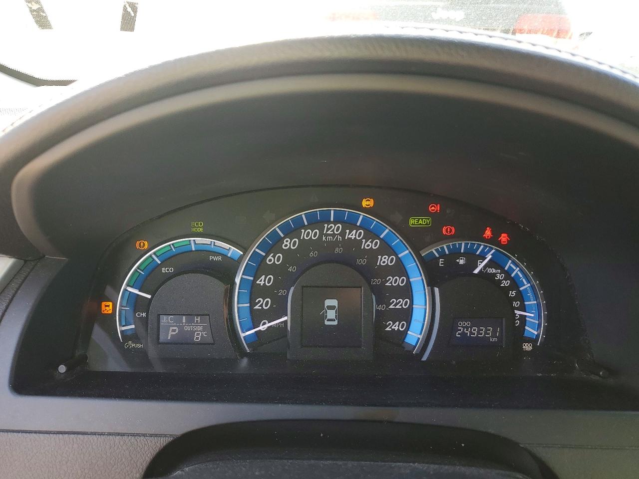2014 Toyota Camry Hybrid Le Белый vin: 4T1BD1FK2EU114024