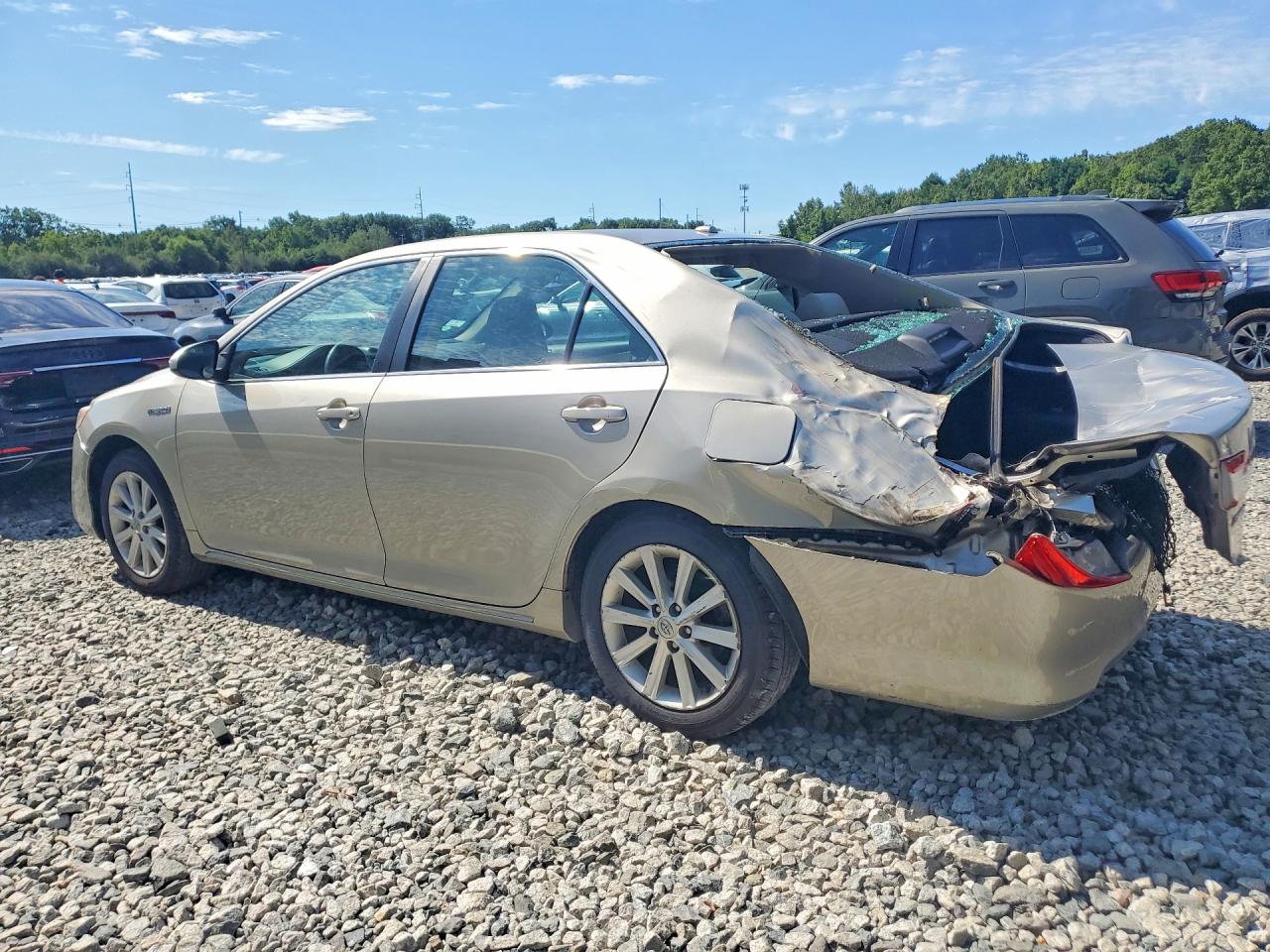 2014 Toyota Camry Hybrid Xle Золотой vin: 4T1BD1FK2EU115271