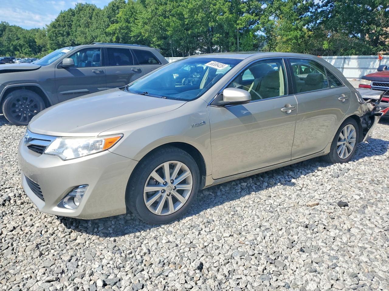 2014 Toyota Camry Hybrid Xle Золотой vin: 4T1BD1FK2EU115271