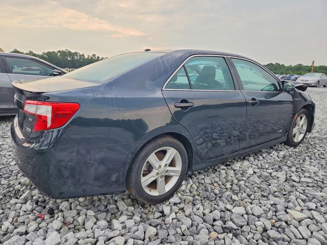 2014 Toyota Camry Hybrid Se Blue vin: 4T1BD1FK2EU126464