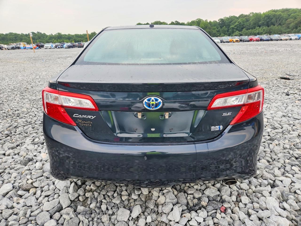 2014 Toyota Camry Hybrid Se Blue vin: 4T1BD1FK2EU126464