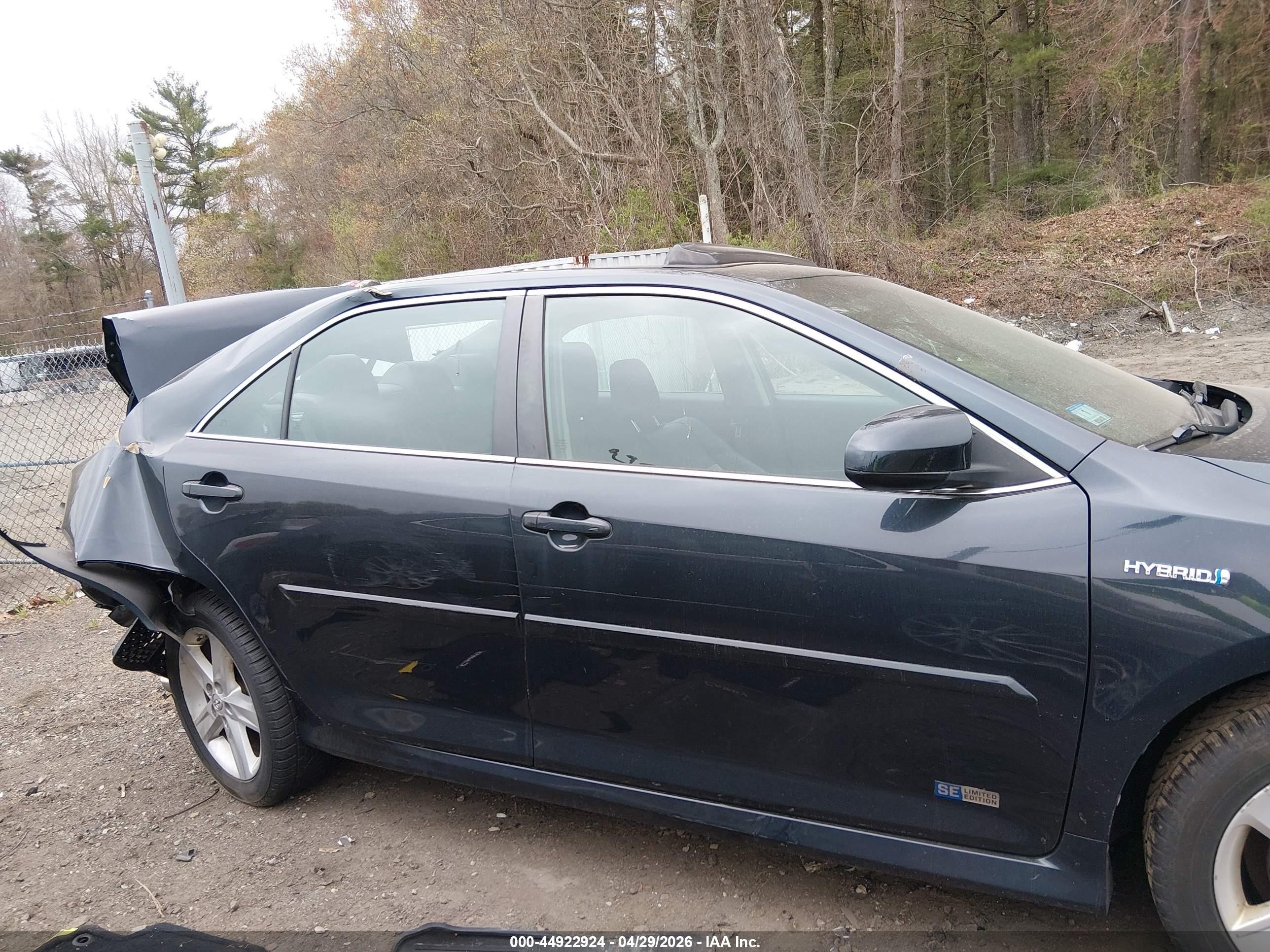 2014 Toyota Camry Hybrid Se Limited Edition Gray vin: 4T1BD1FK2EU128344