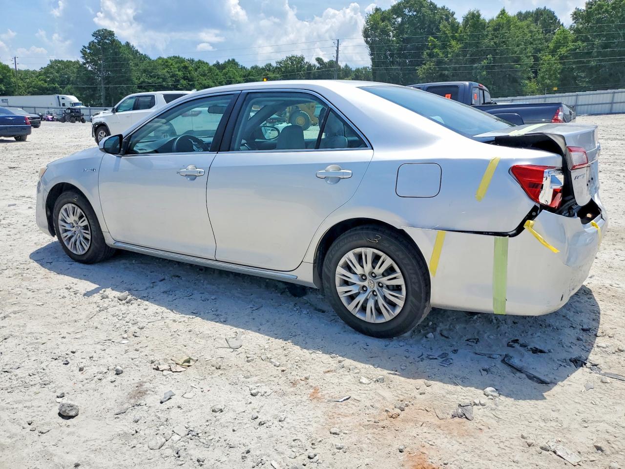 2014 Toyota Camry Hybrid Le Silver vin: 4T1BD1FK2EU130434