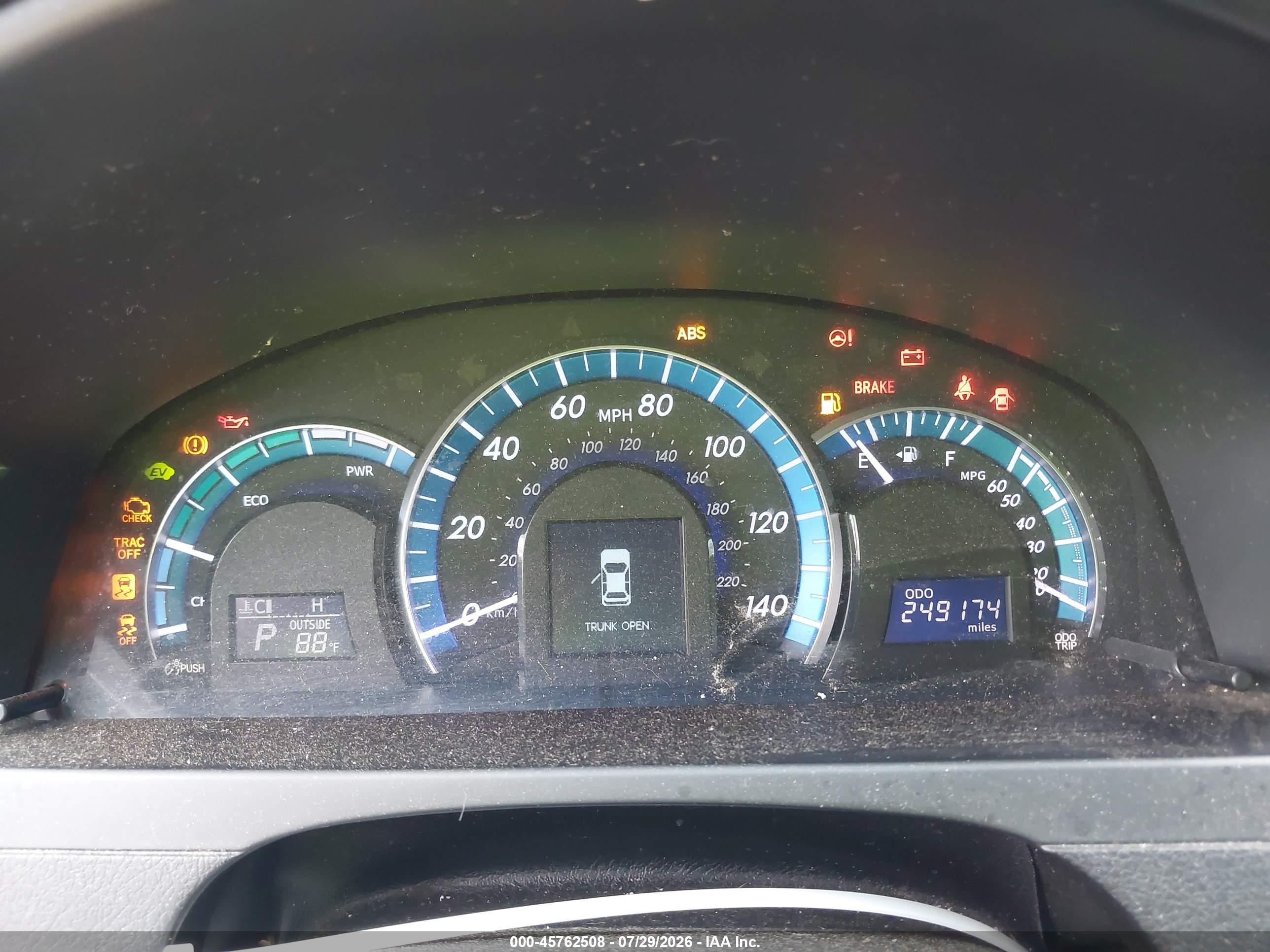 2014 Toyota Camry Hybrid Se Limited Edition Dark Blue vin: 4T1BD1FK2EU132491