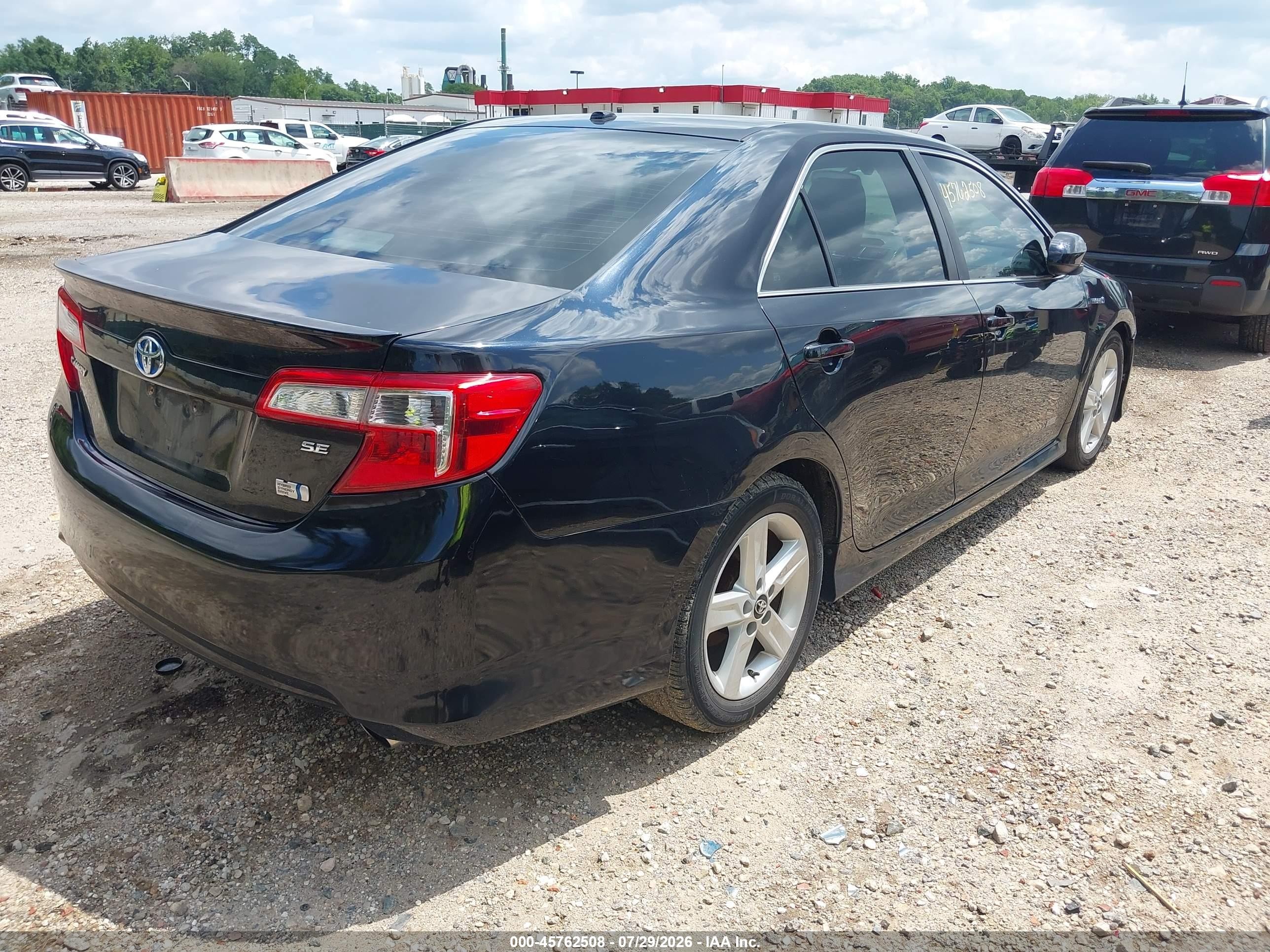 2014 Toyota Camry Hybrid Se Limited Edition Dark Blue vin: 4T1BD1FK2EU132491