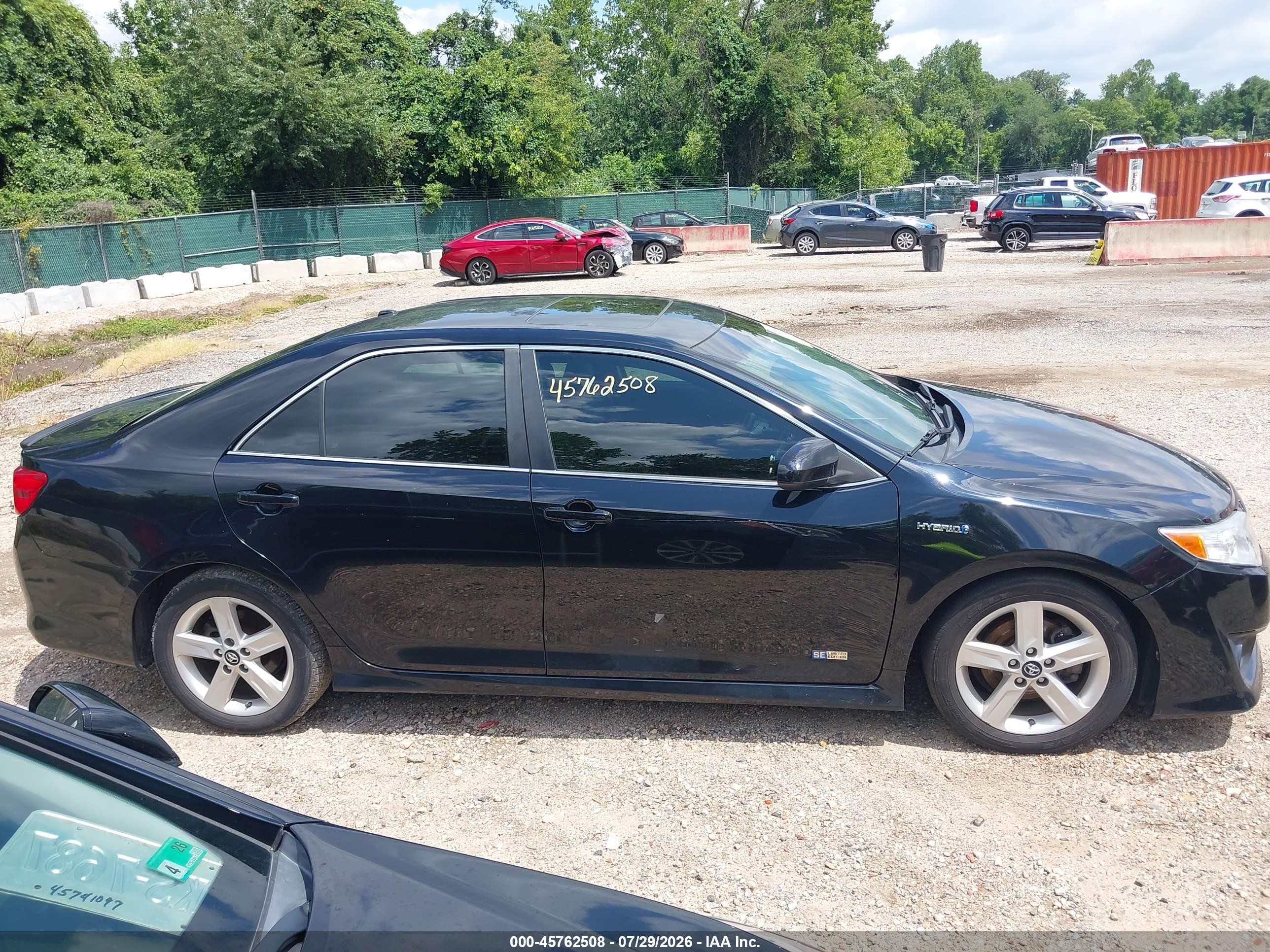 2014 Toyota Camry Hybrid Se Limited Edition Dark Blue vin: 4T1BD1FK2EU132491