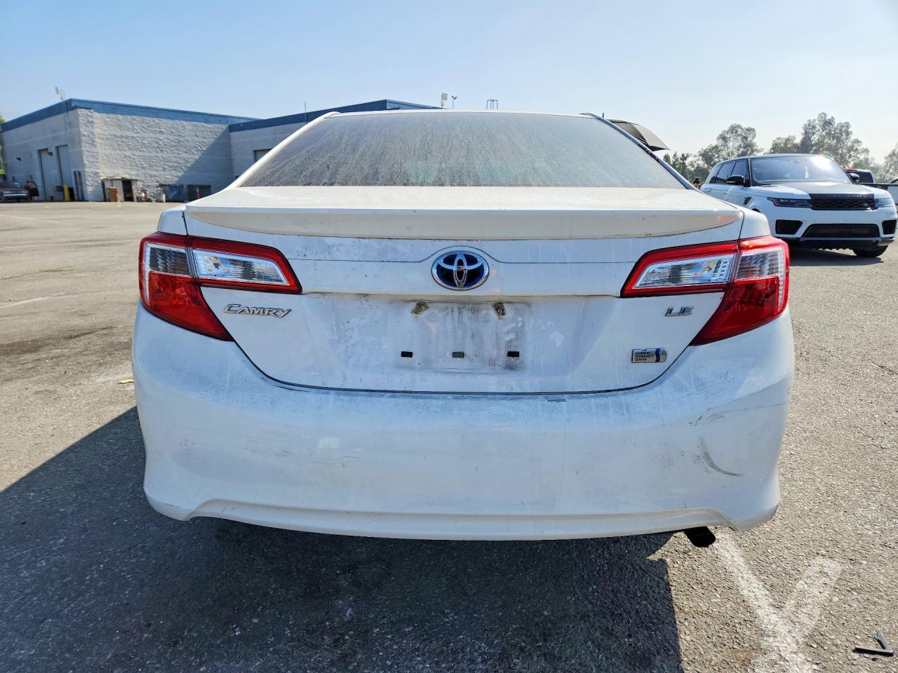 2014 Toyota Camry Hybrid Le White vin: 4T1BD1FK2EU138503