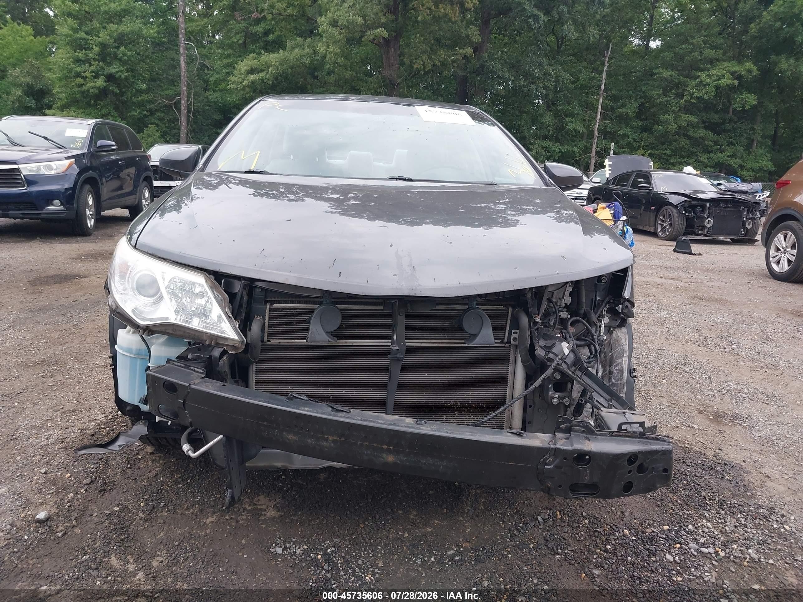 2014 Toyota Camry Hybrid Le Gray vin: 4T1BD1FK2EU141501