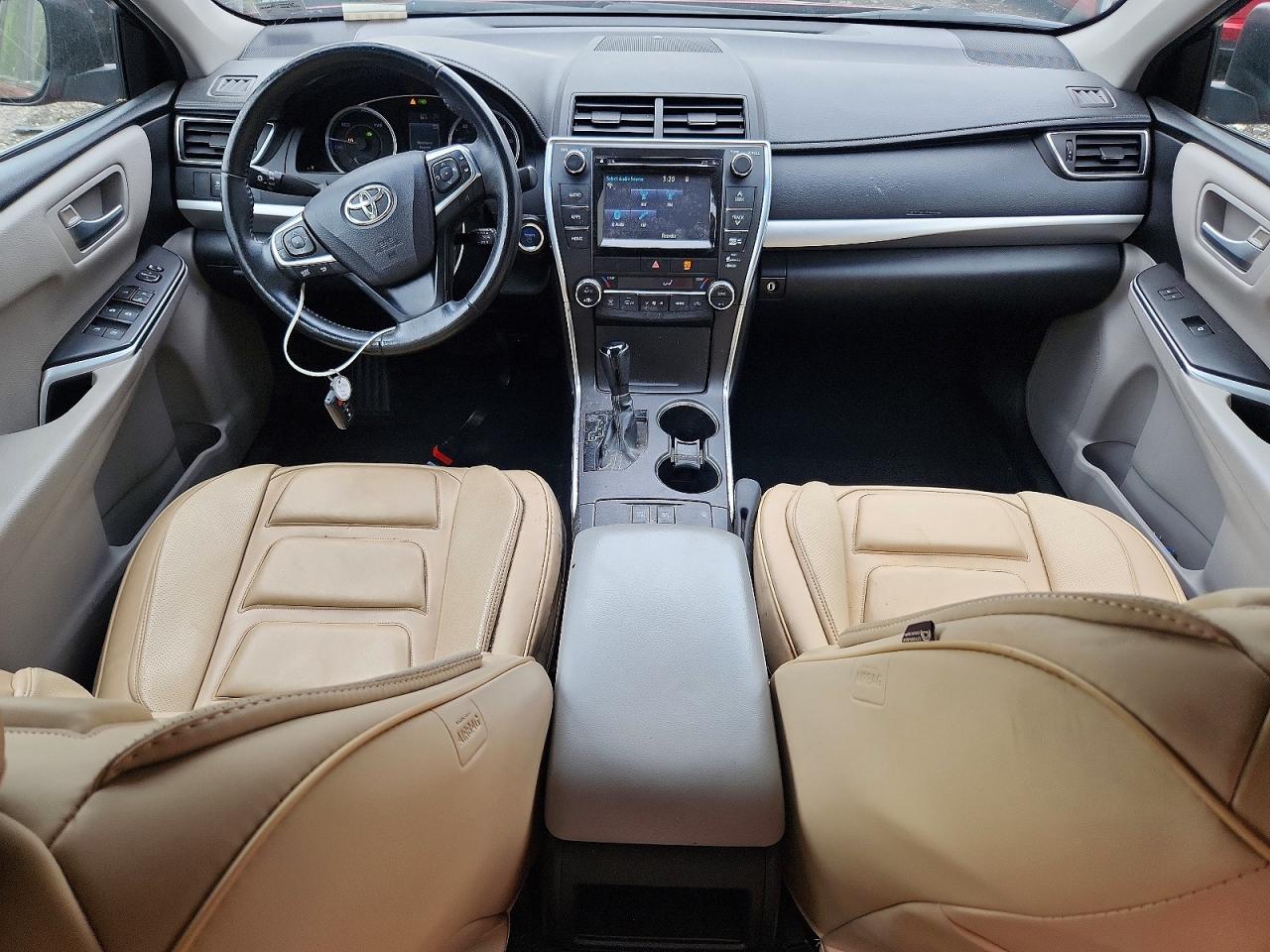 2015 Toyota Camry Hybrid Se Бордовый vin: 4T1BD1FK2FU143220