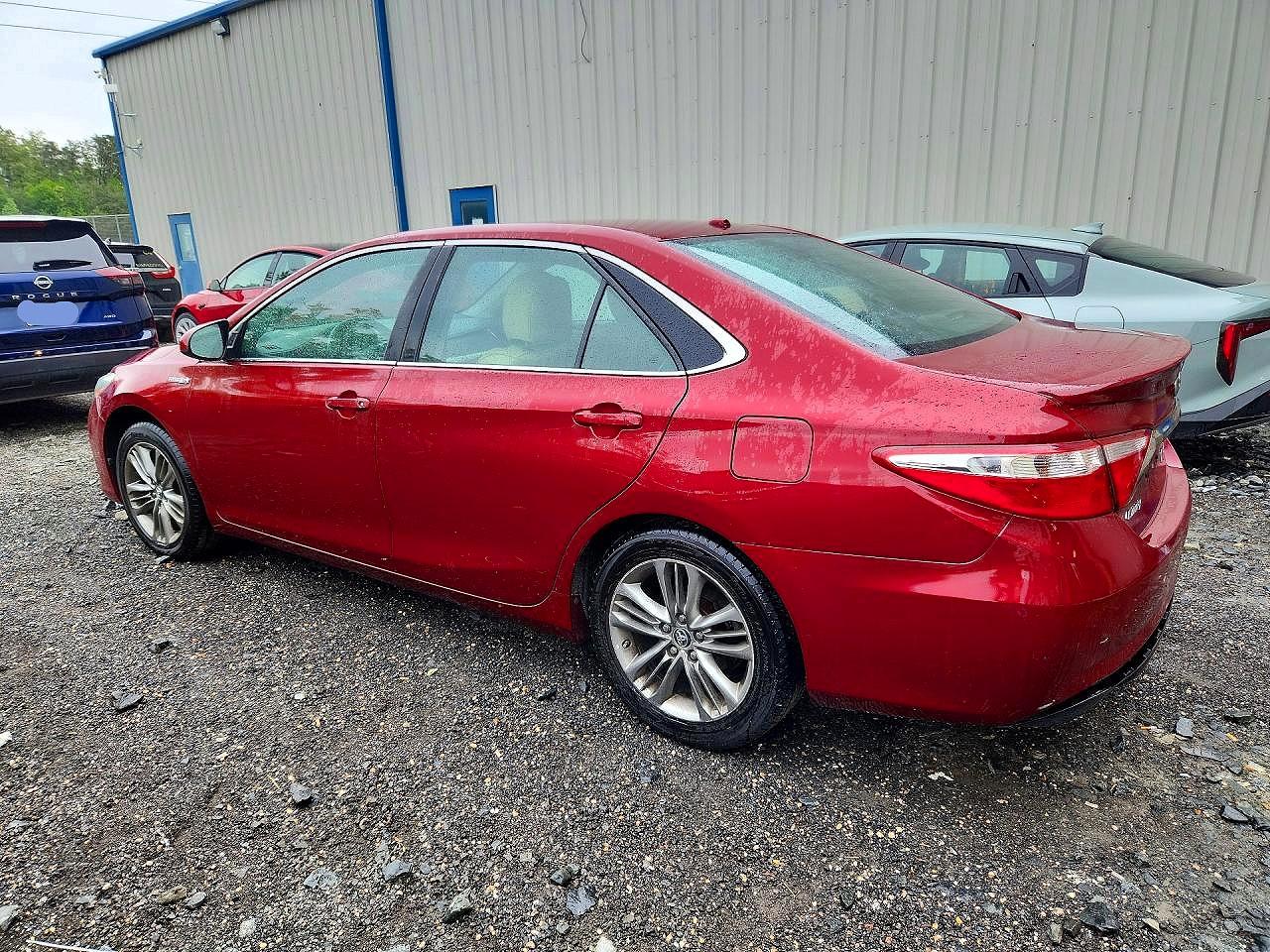 2015 Toyota Camry Hybrid Se Бордовый vin: 4T1BD1FK2FU143220