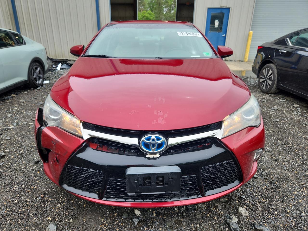 2015 Toyota Camry Hybrid Se Бордовый vin: 4T1BD1FK2FU143220 Damage: Left Head Lamp, Faded, Repair Required