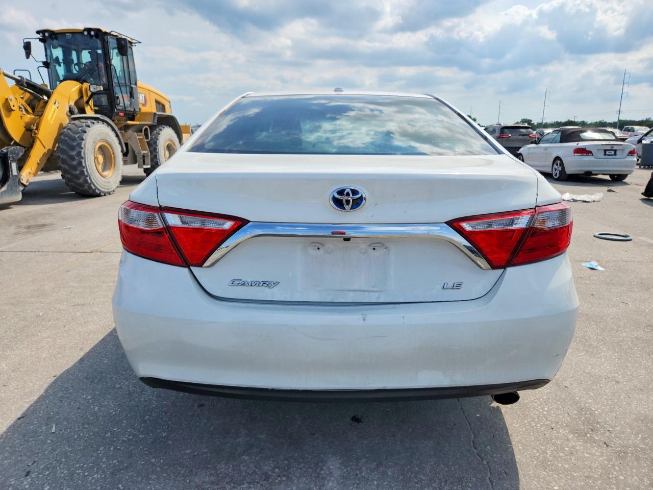 2015 Toyota Camry Hybrid Xle White vin: 4T1BD1FK2FU145825