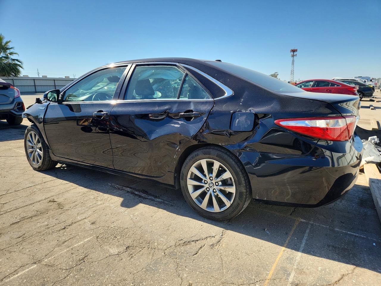 2015 Toyota Camry Hybrid Xle Black vin: 4T1BD1FK2FU148000