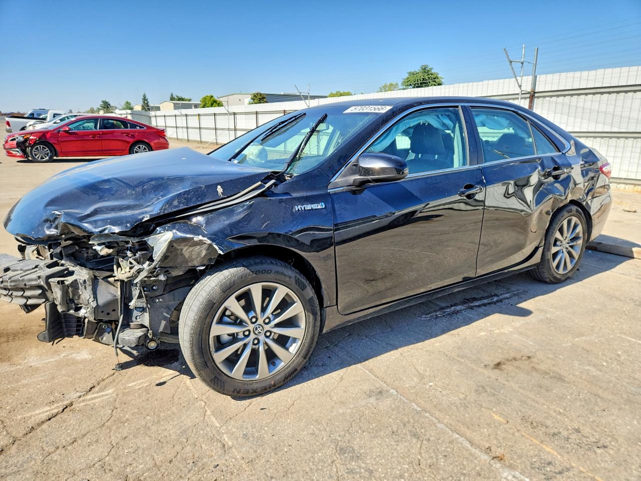 2015 Toyota Camry Hybrid Xle Black vin: 4T1BD1FK2FU148000