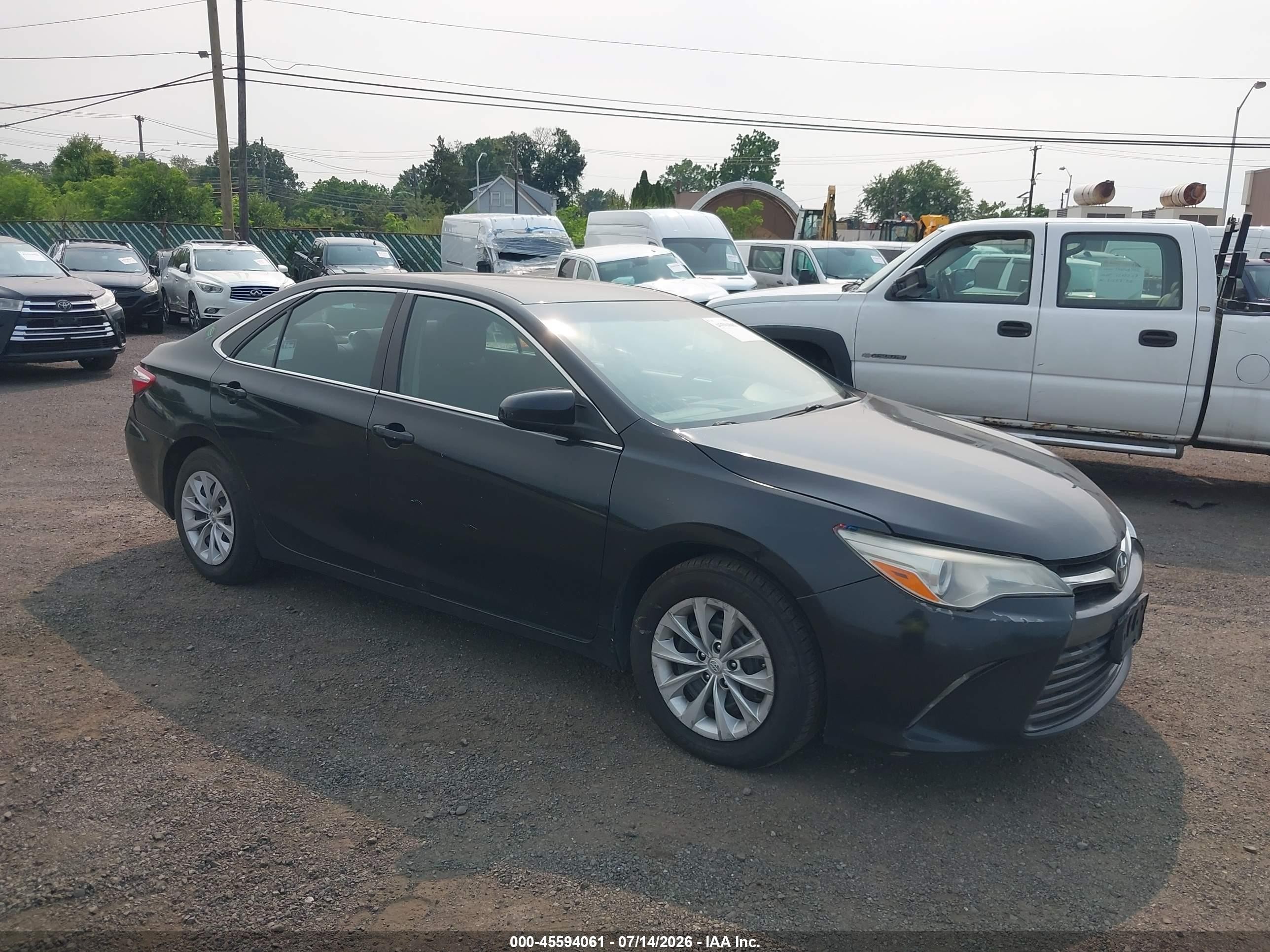 2015 Toyota Camry Hybrid Le Black vin: 4T1BD1FK2FU156050